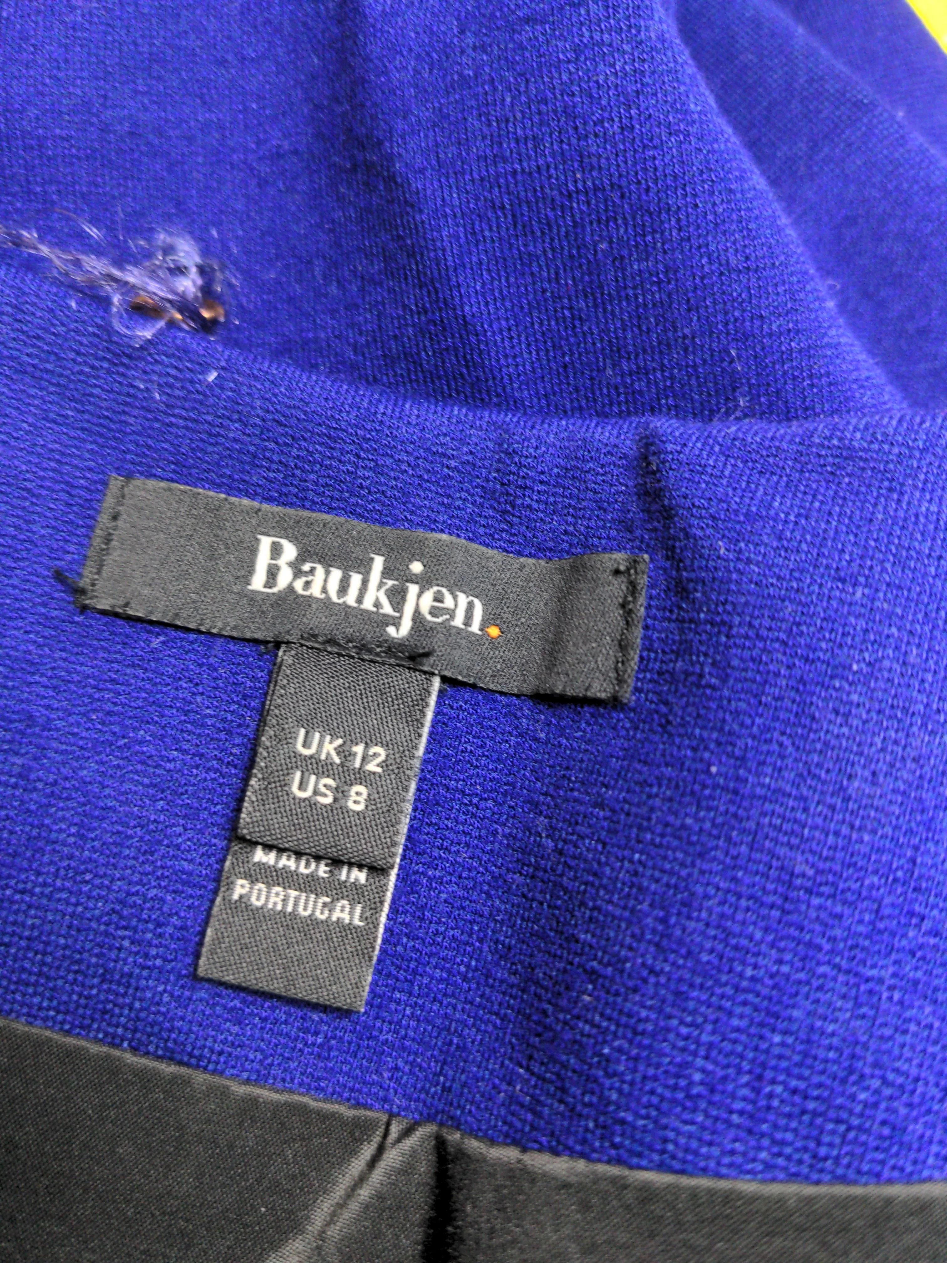 Baukjen Women's Blazer UK 12 Purple Viscose with Polyamide, Elastane Overcoat - Image 6