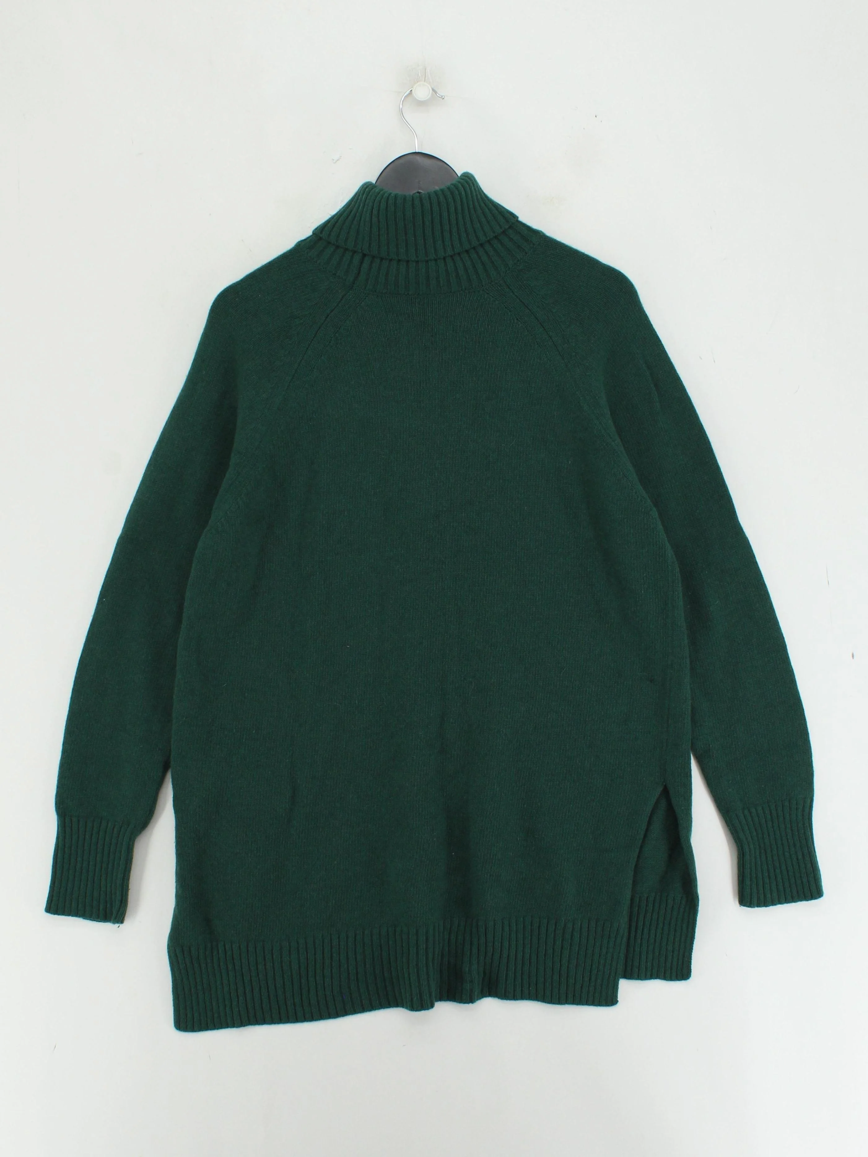 Baukjen Women's Jumper UK 14 Green Wool with Polyamide Roll Neck Pullover - Image 2