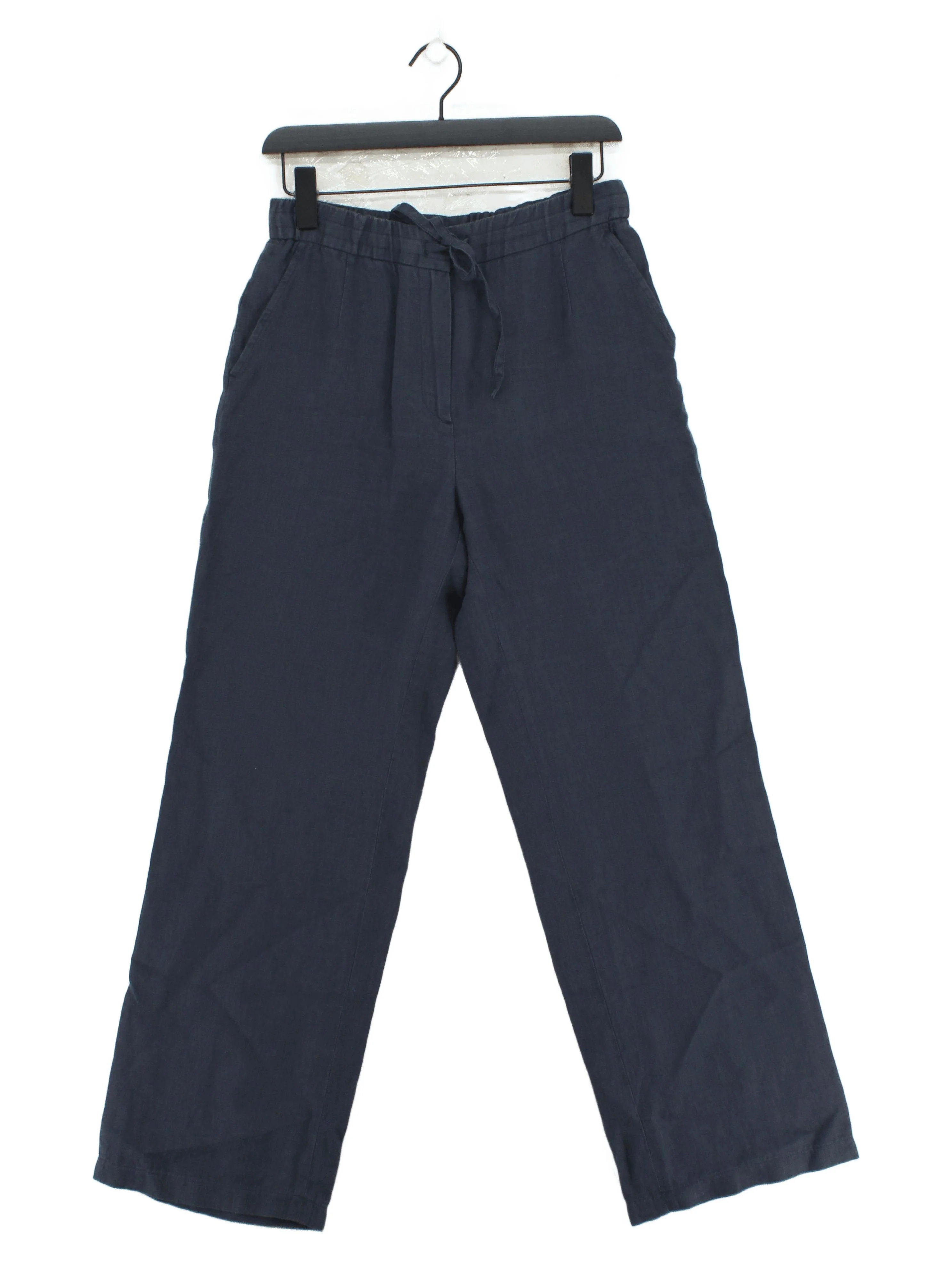 Baukjen Women's Trousers UK 10 Blue 100% Other Wide-Leg Sweatpants