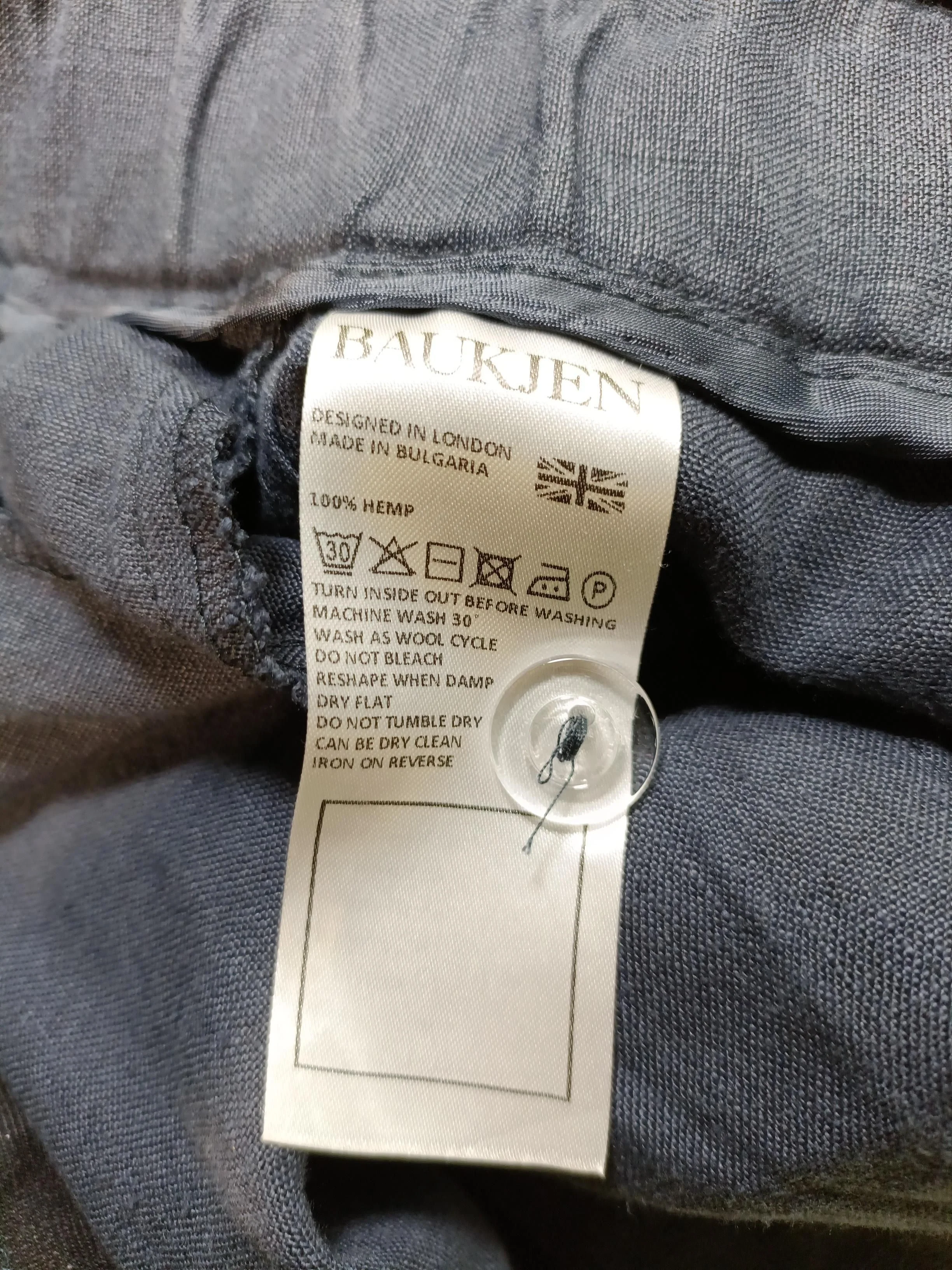 Baukjen Women's Trousers UK 10 Blue 100% Other Wide-Leg Sweatpants - Image 6