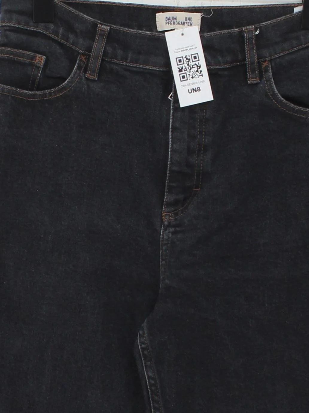Baum Und Pferdgarten Women's Jeans W 29 in Black 100% Cotton Mom - Image 3