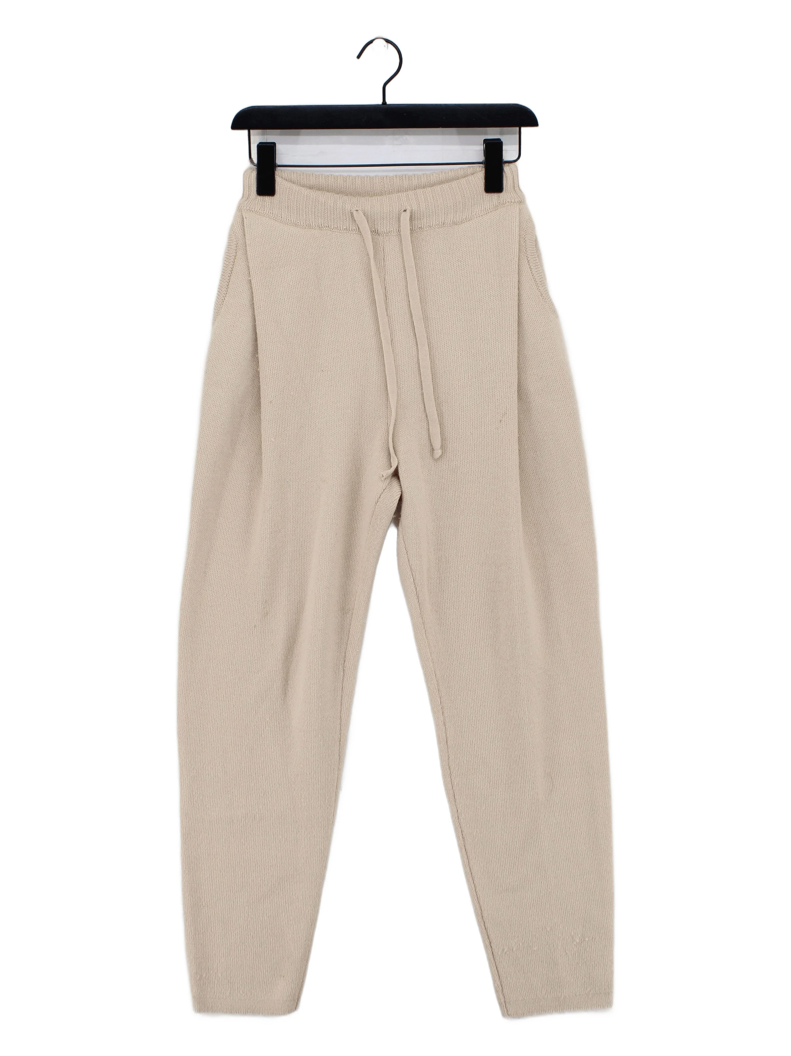 Bazilika Women's Sports Bottoms S Cream 100% Other Tapered Sweatpants
