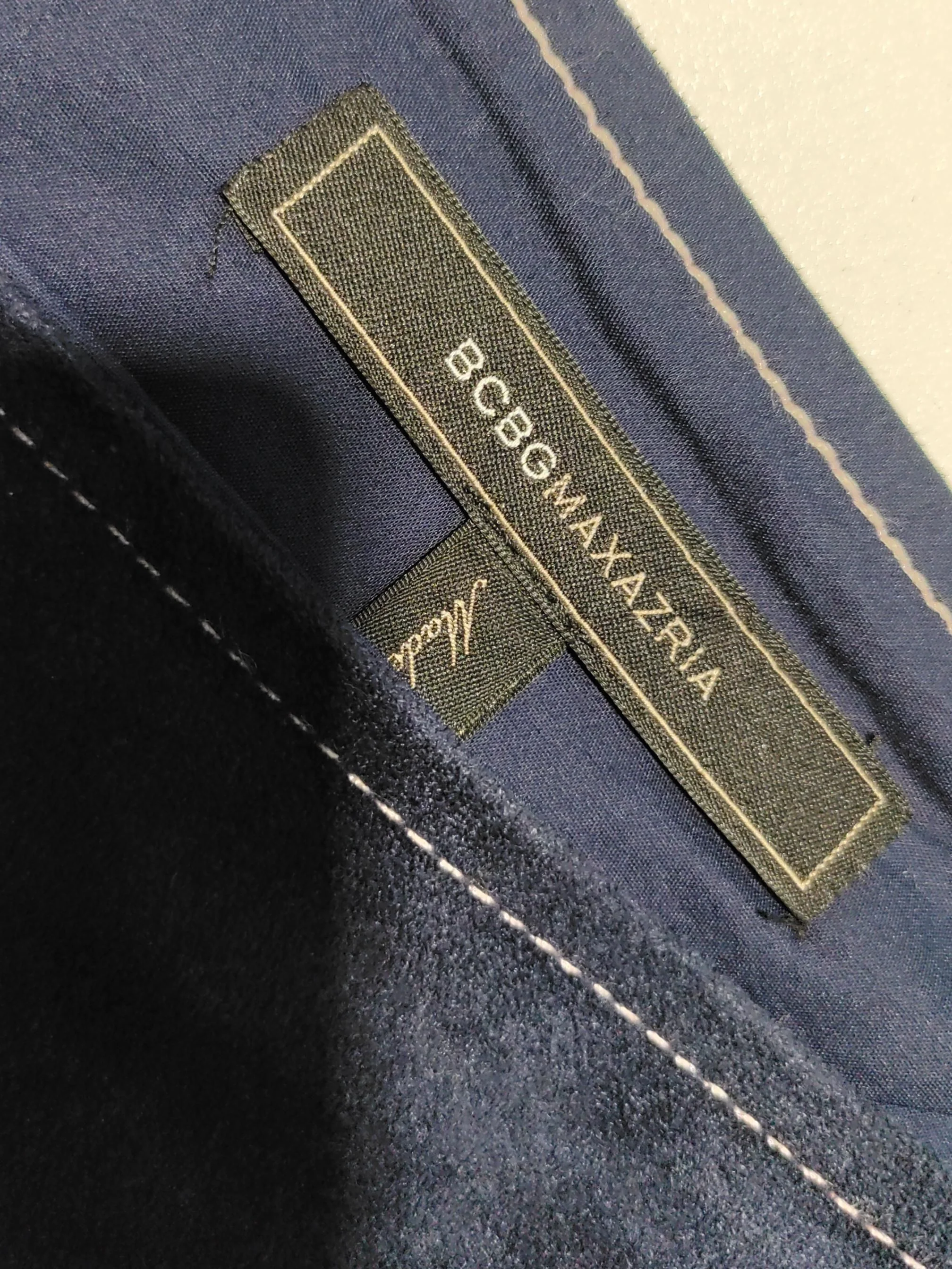 BCBGMAXAZRIA Women's Mini Skirt S Blue Polyester with Spandex Short Mini - Image 5