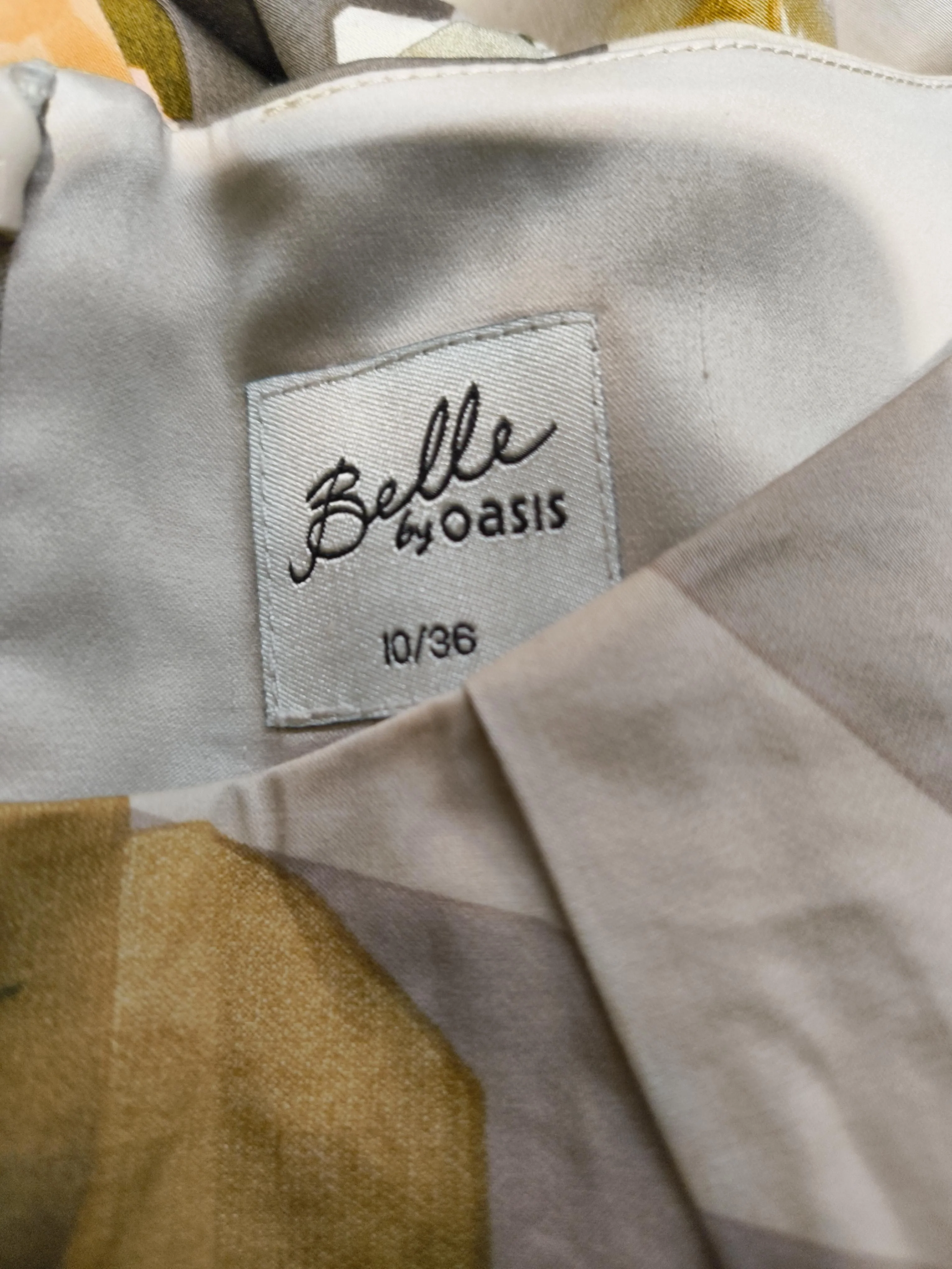 Belle by Oasis Mini Dress UK10 in Multi - Image 5
