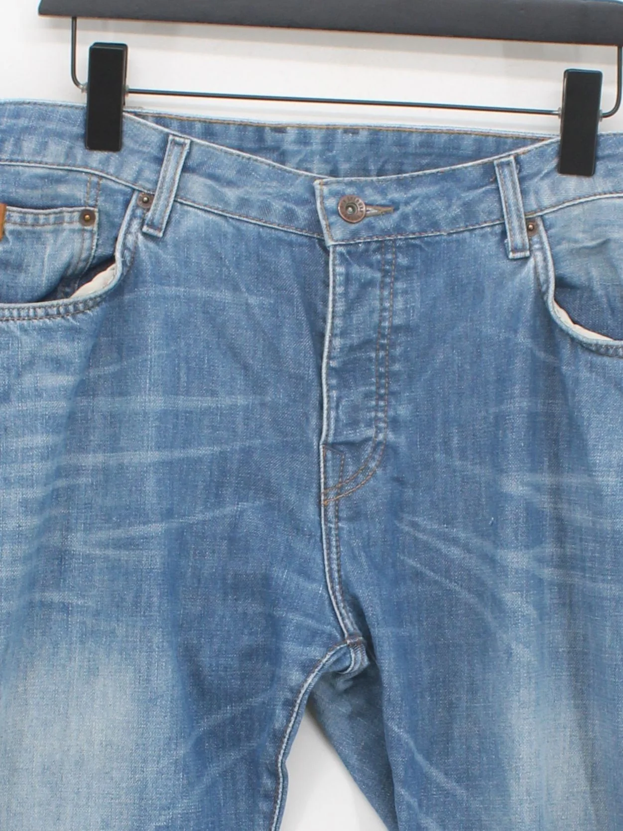 Ben Sherman Men's Jeans W 34 in; L 32 in Blue 100% Cotton Straight - Image 3