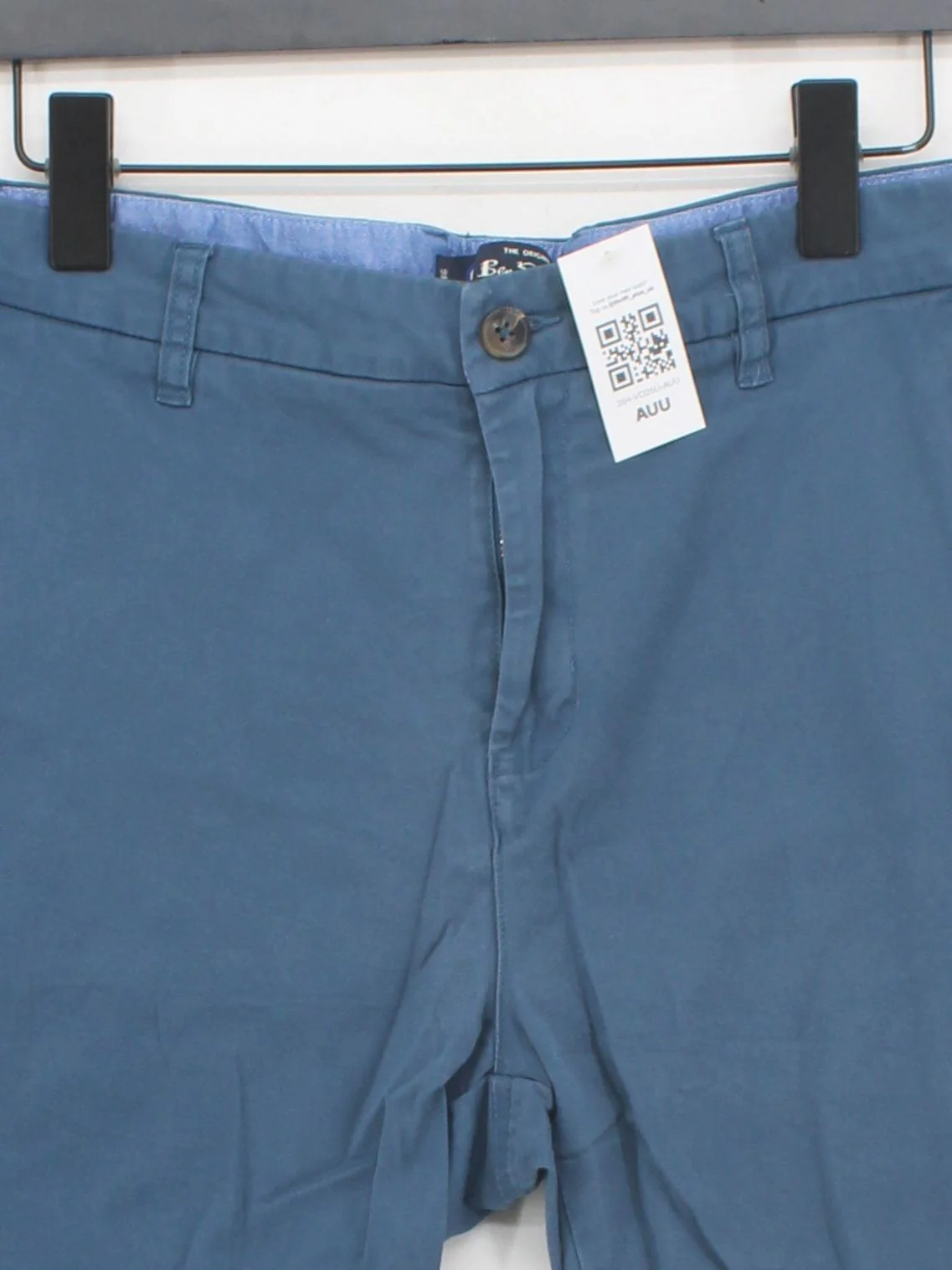 Ben Sherman Men's Shorts W 36 in Blue Cotton with Elastane Chino - Image 3