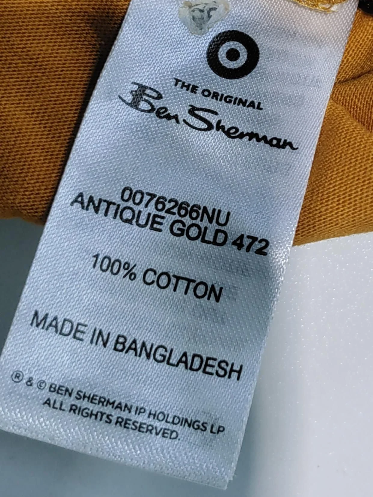 Ben Sherman Men's T-Shirt S Orange 100% Cotton Basic - Image 6