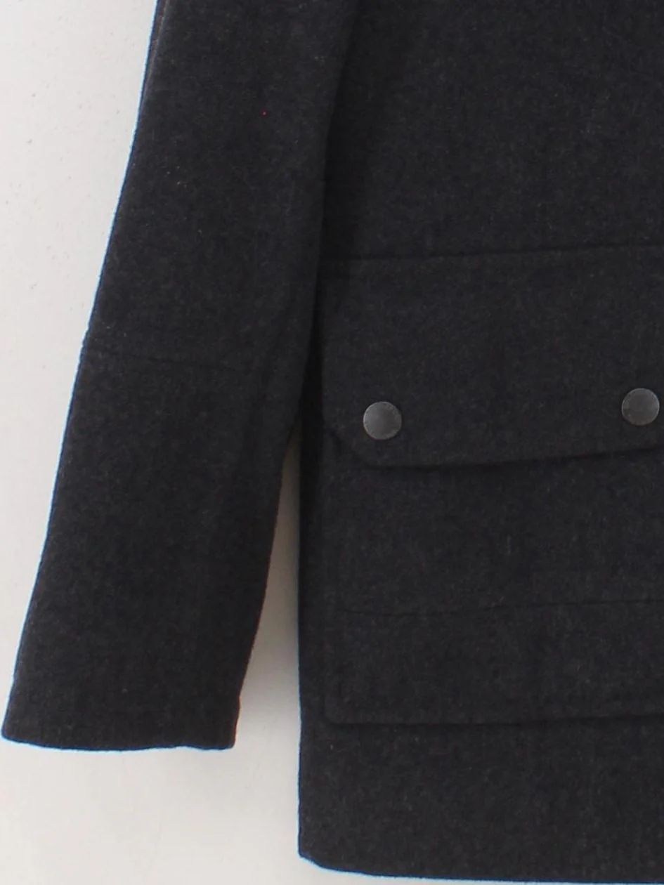 Ben Sherman Overcoat jacket grey - Image 4