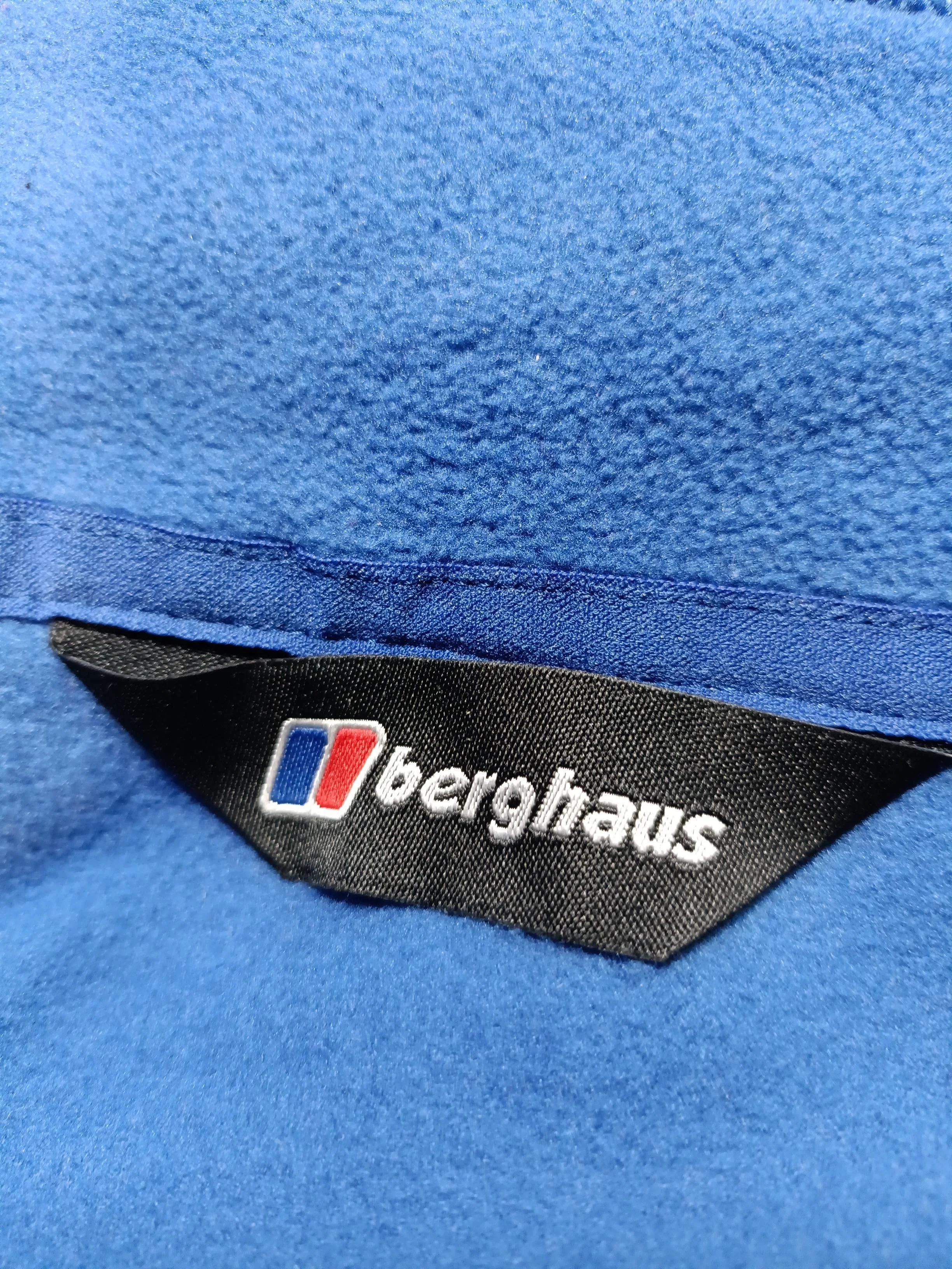 Berghaus Men's Jumper M Blue 100% Polyester High Neck Pullover - Image 5