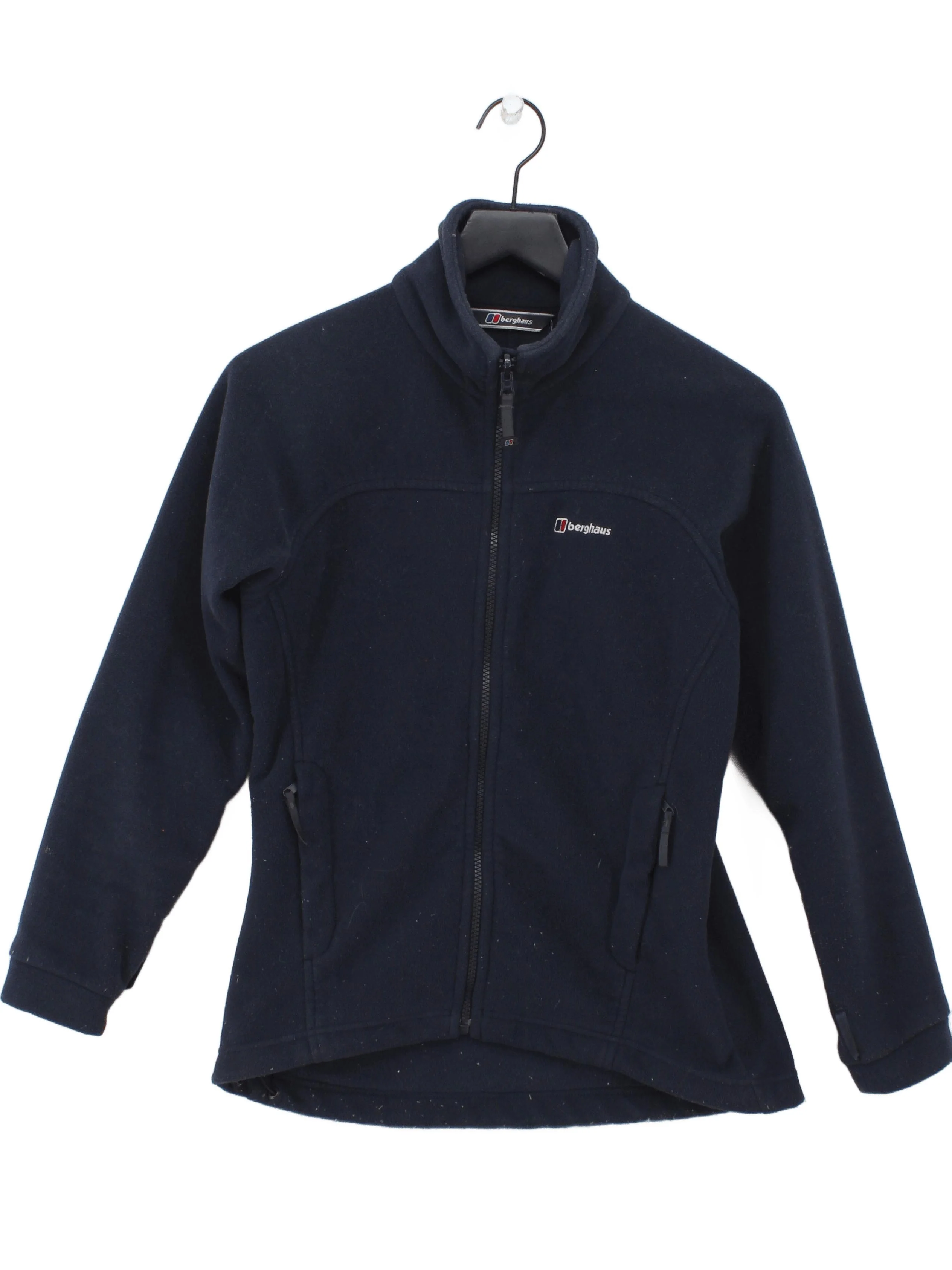 Berghaus Women's Jumper UK 8 Blue 100% Polyester Collared Pullover