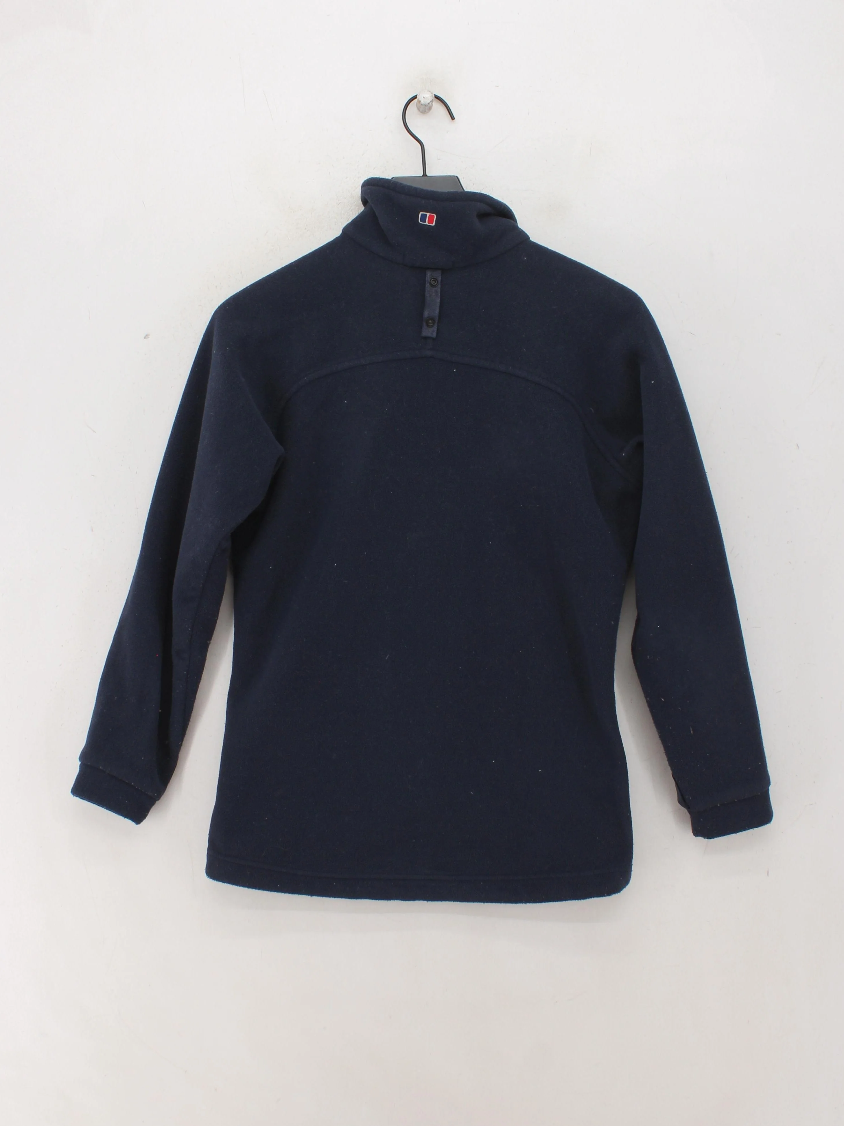 Berghaus Women's Jumper UK 8 Blue 100% Polyester Collared Pullover - Image 2