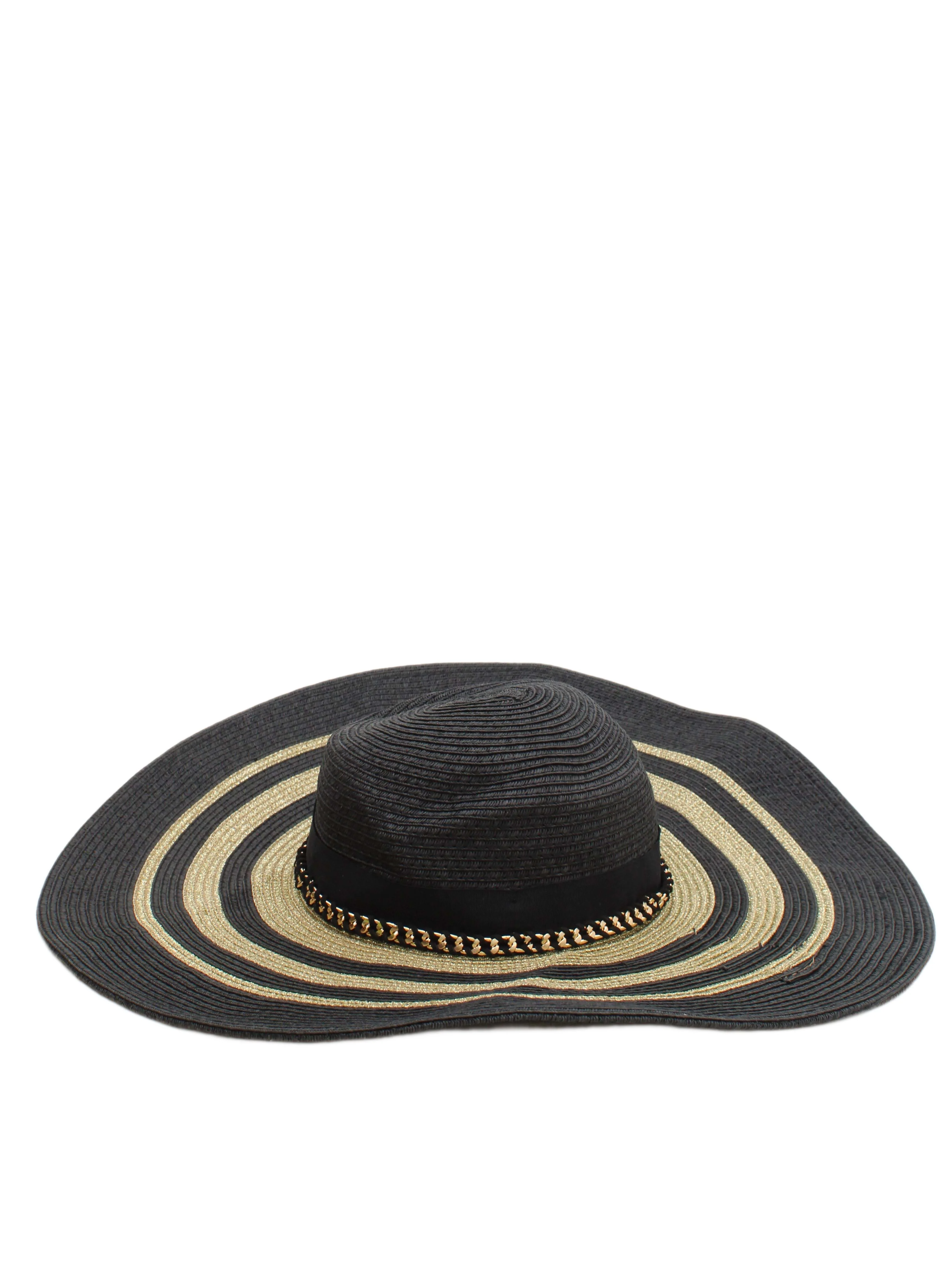 BIBA Women's Hat M Multi Striped Other with Polyester Sun Hat
