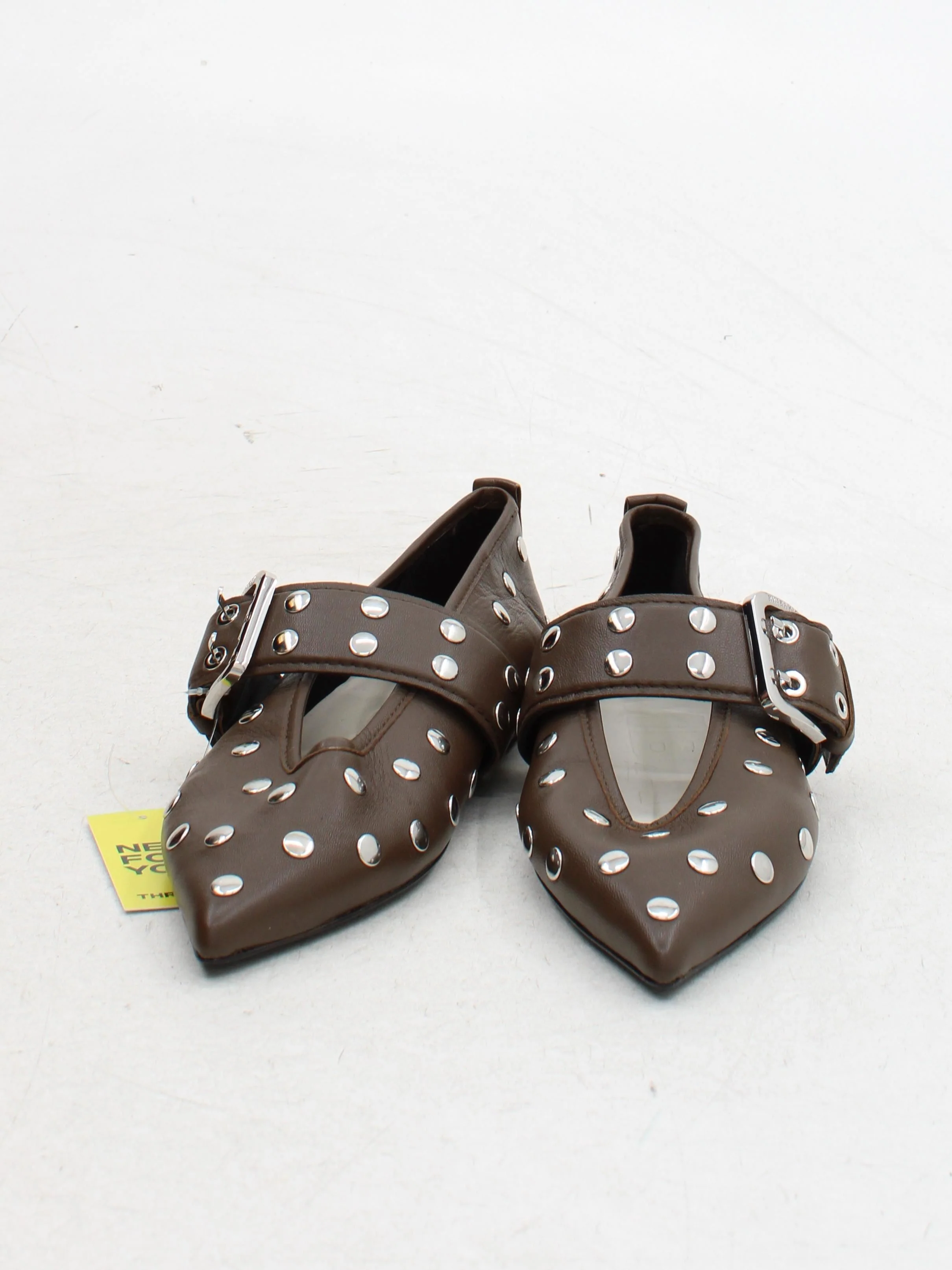 Bimba Y Lola Women's Flat Shoes UK 5 Brown 100% Leather Mary Jane - Image 2