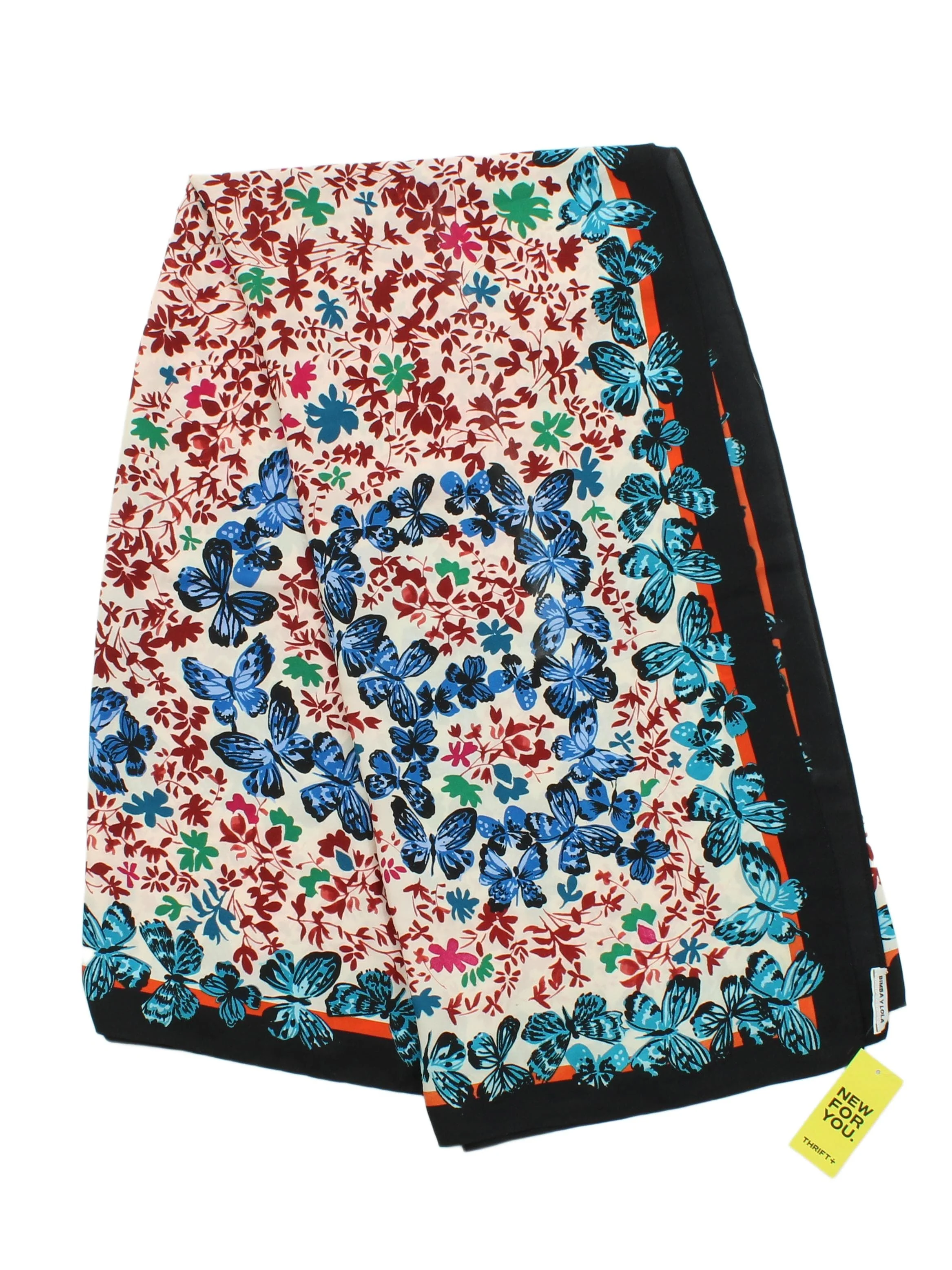 Bimba Y Lola Women's Scarf Multi Floral 100% Other Rectangle Scarf