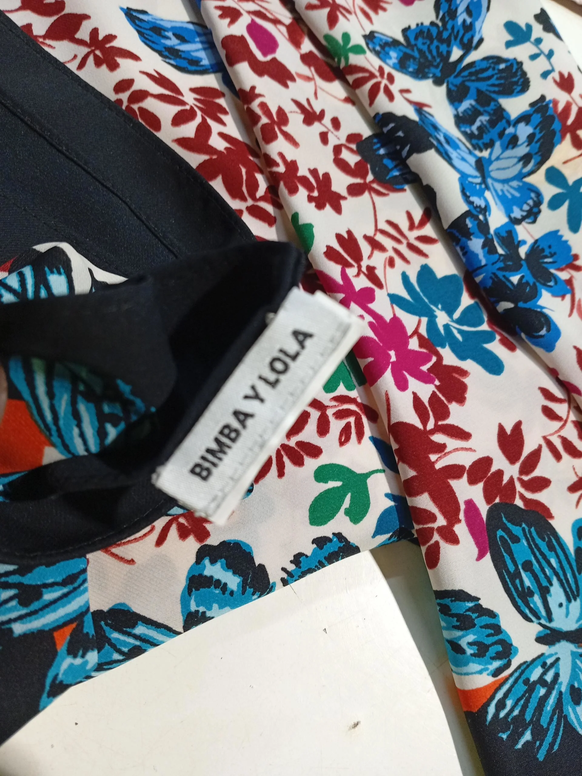 Bimba Y Lola Women's Scarf Multi Floral 100% Other Rectangle Scarf - Image 6