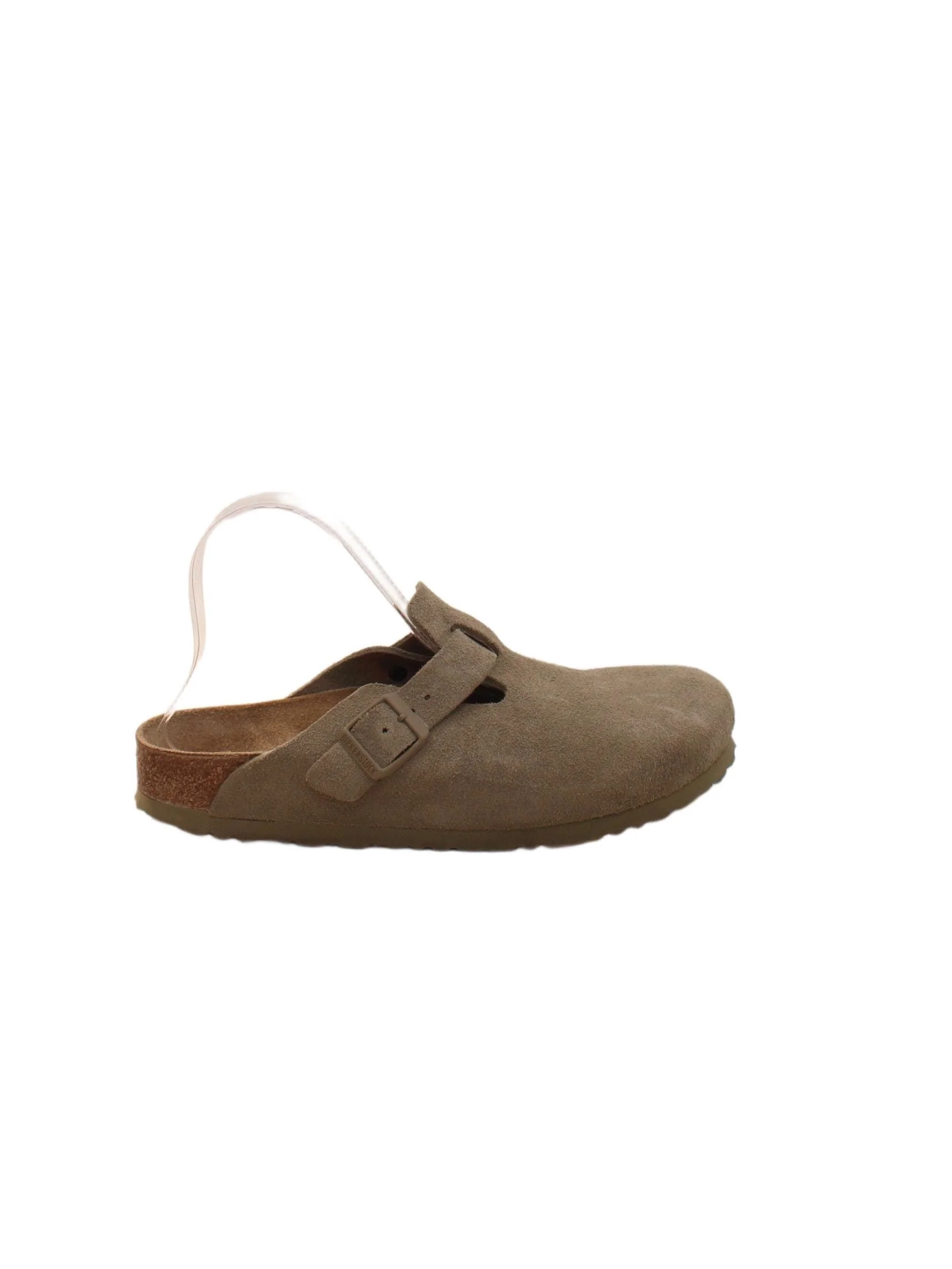 Birkenstock Men's Shoes UK 6 Tan 100% Suede Slider