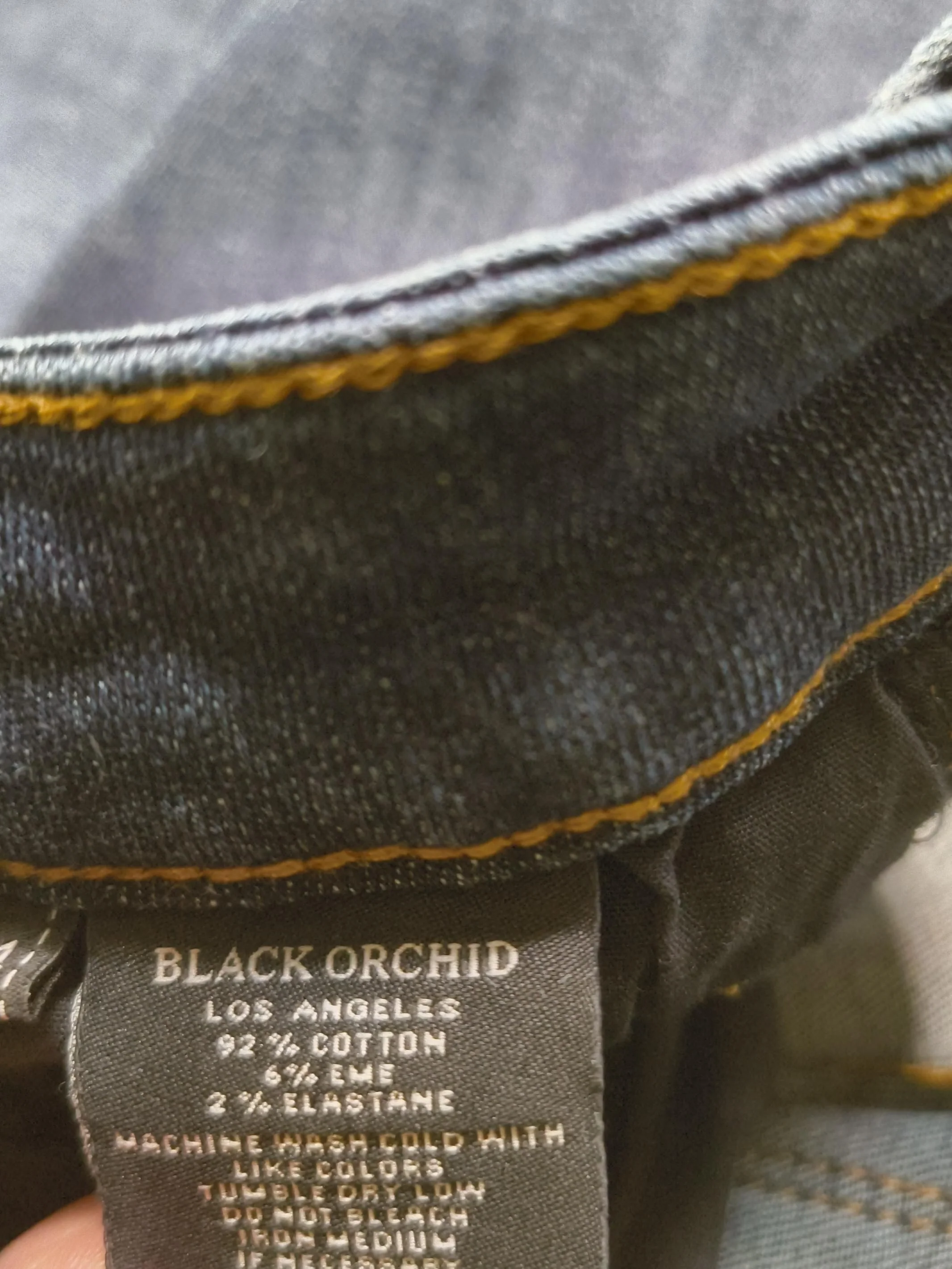 Black Orchid Women's Jeans W 24 in Blue Cotton with Elastane, Other Skinny - Image 6