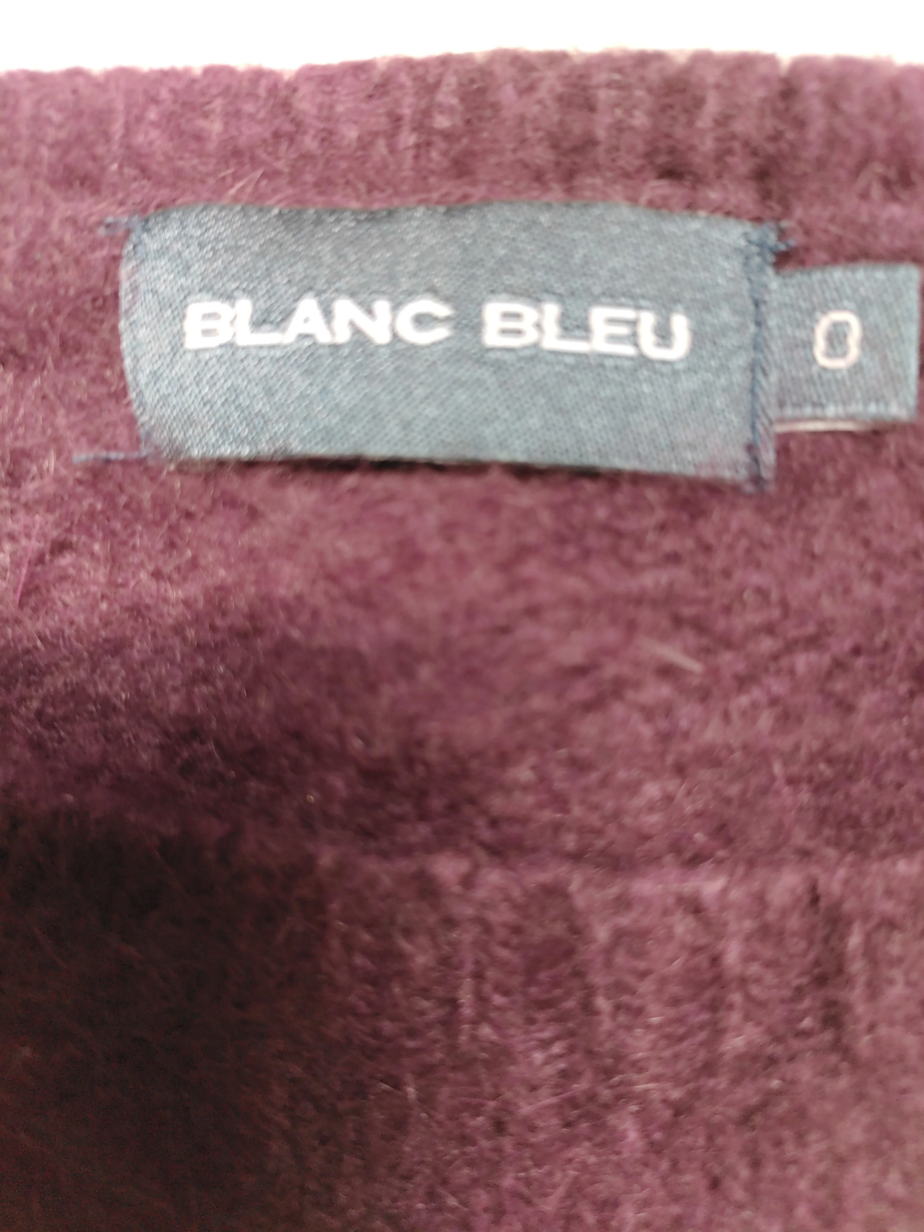 Blanc Bleu Women's Jumper UK 4 Purple Angora with Polyamide Pullover - Image 6