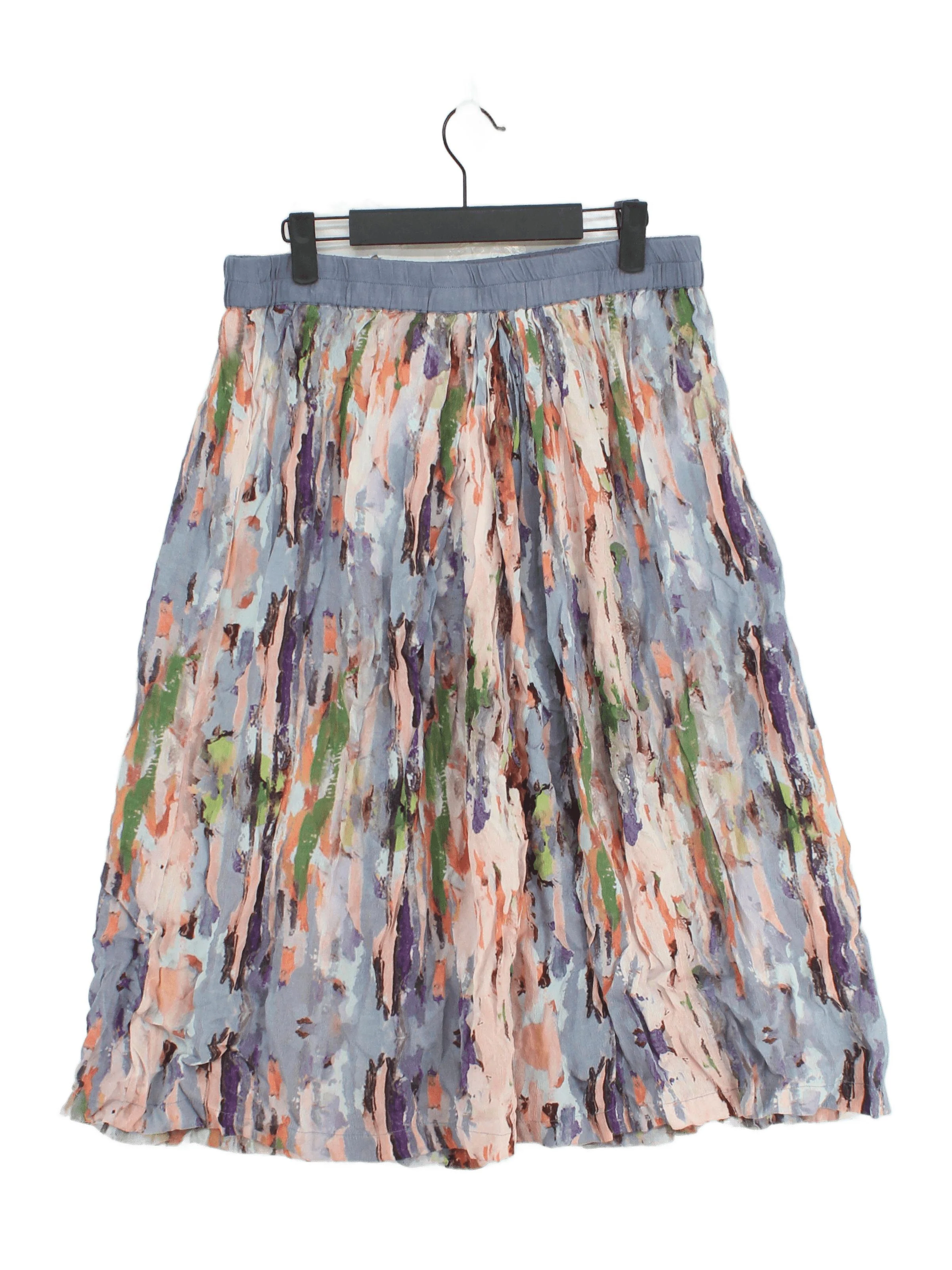 Blank London Women's Midi Skirt XL Multi 100% Viscose Midi Pleated