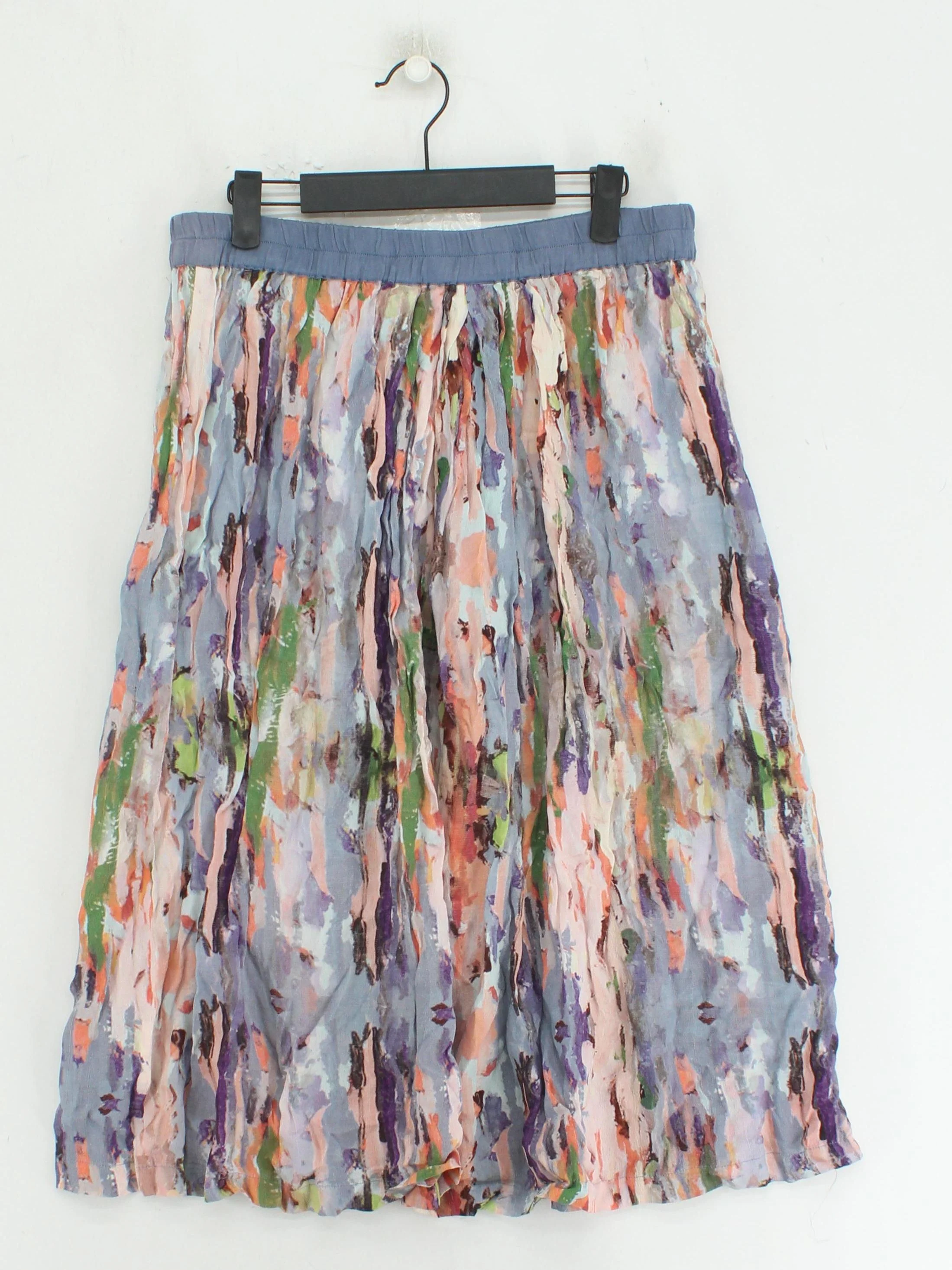 Blank London Women's Midi Skirt XL Multi 100% Viscose Midi Pleated - Image 2