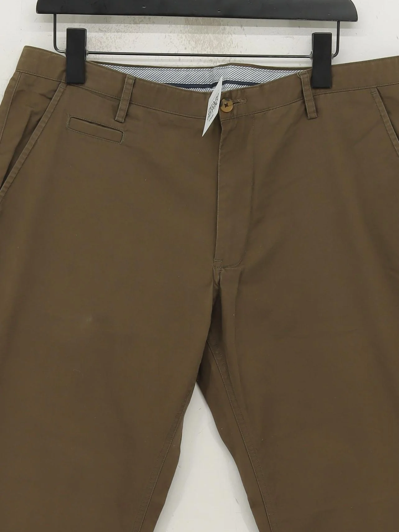 Blazer Men's Trousers W 36 in Brown 100% Cotton Straight Chino - Image 3