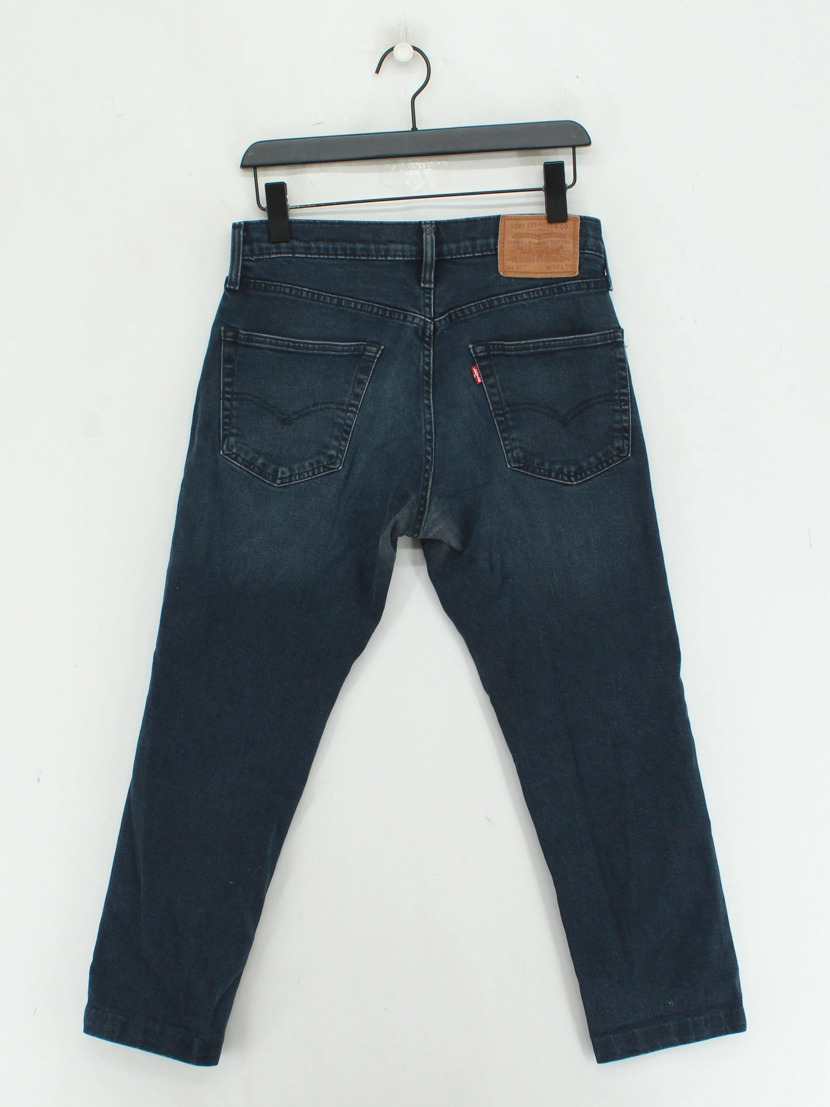 Blue Willi's Men's Jeans W 30 in Blue Cotton with Elastane Straight - Image 2