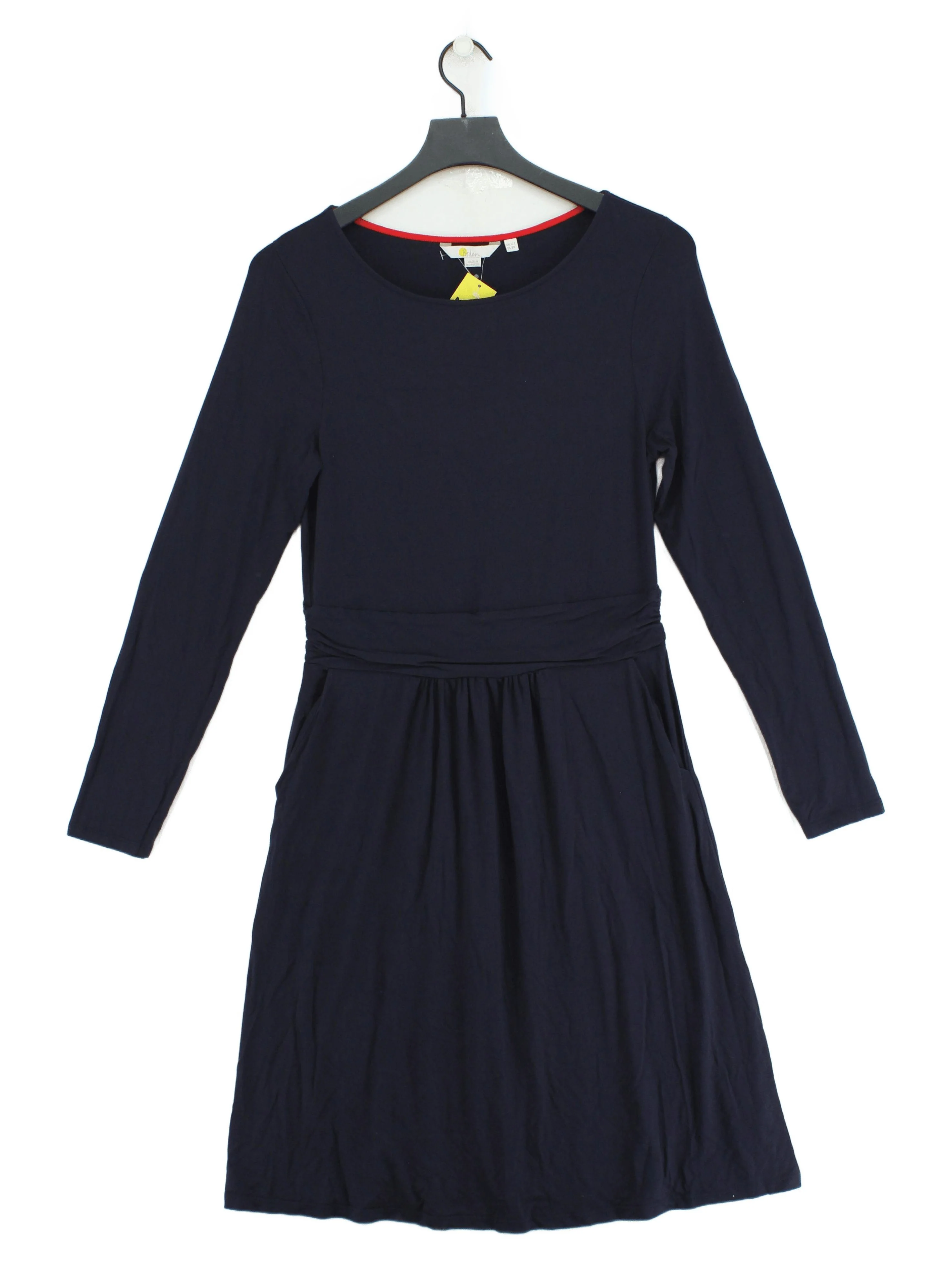 Boden A-Line Midi Dress UK12 in Blue