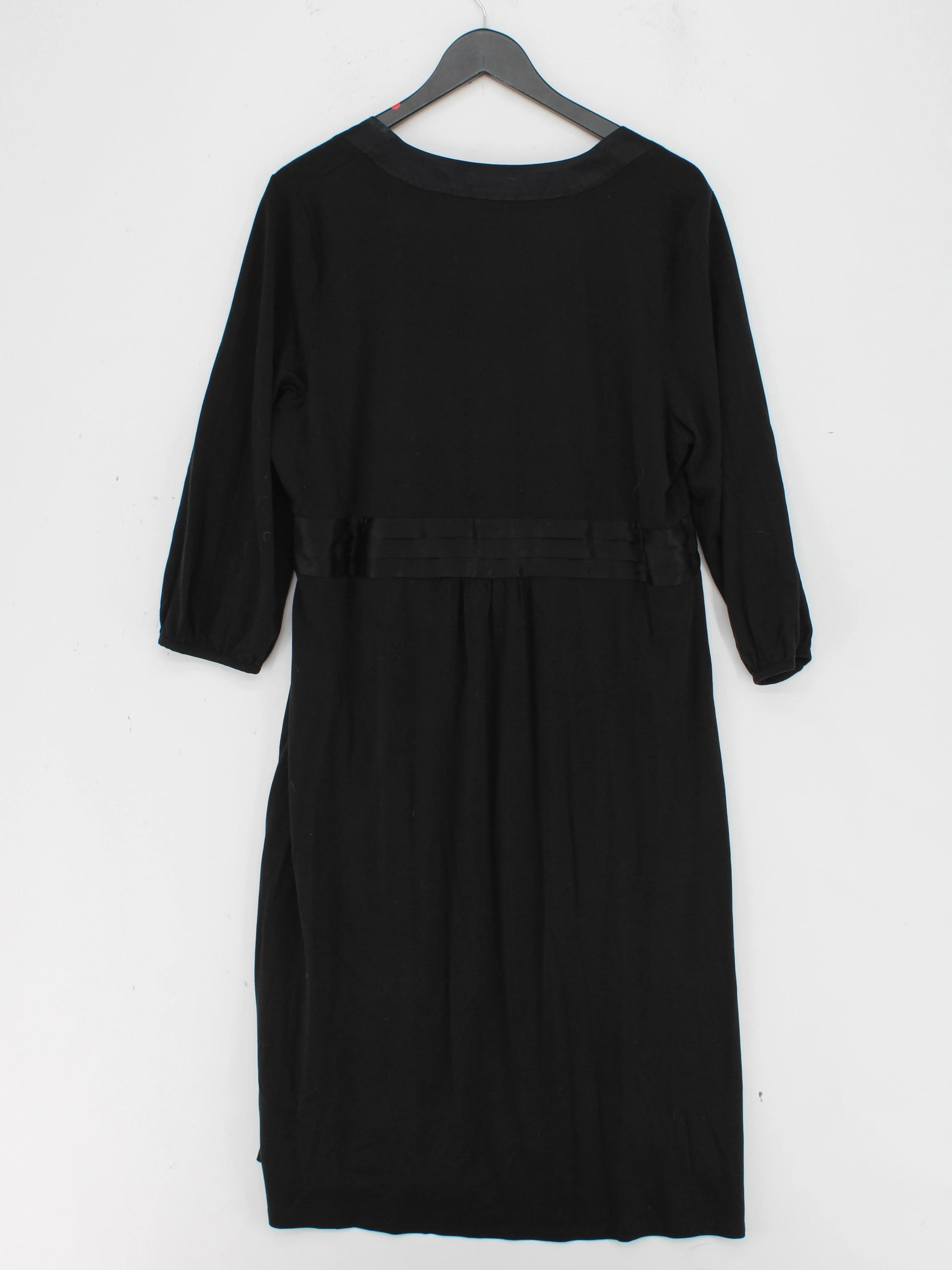 Boden A-Line Mini Dress UK18 in Black - Image 2