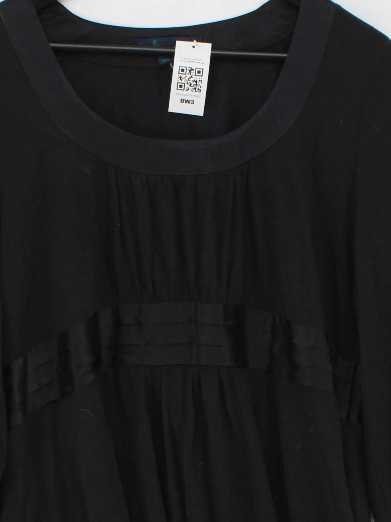 Boden A-Line Mini Dress UK18 in Black - Image 3