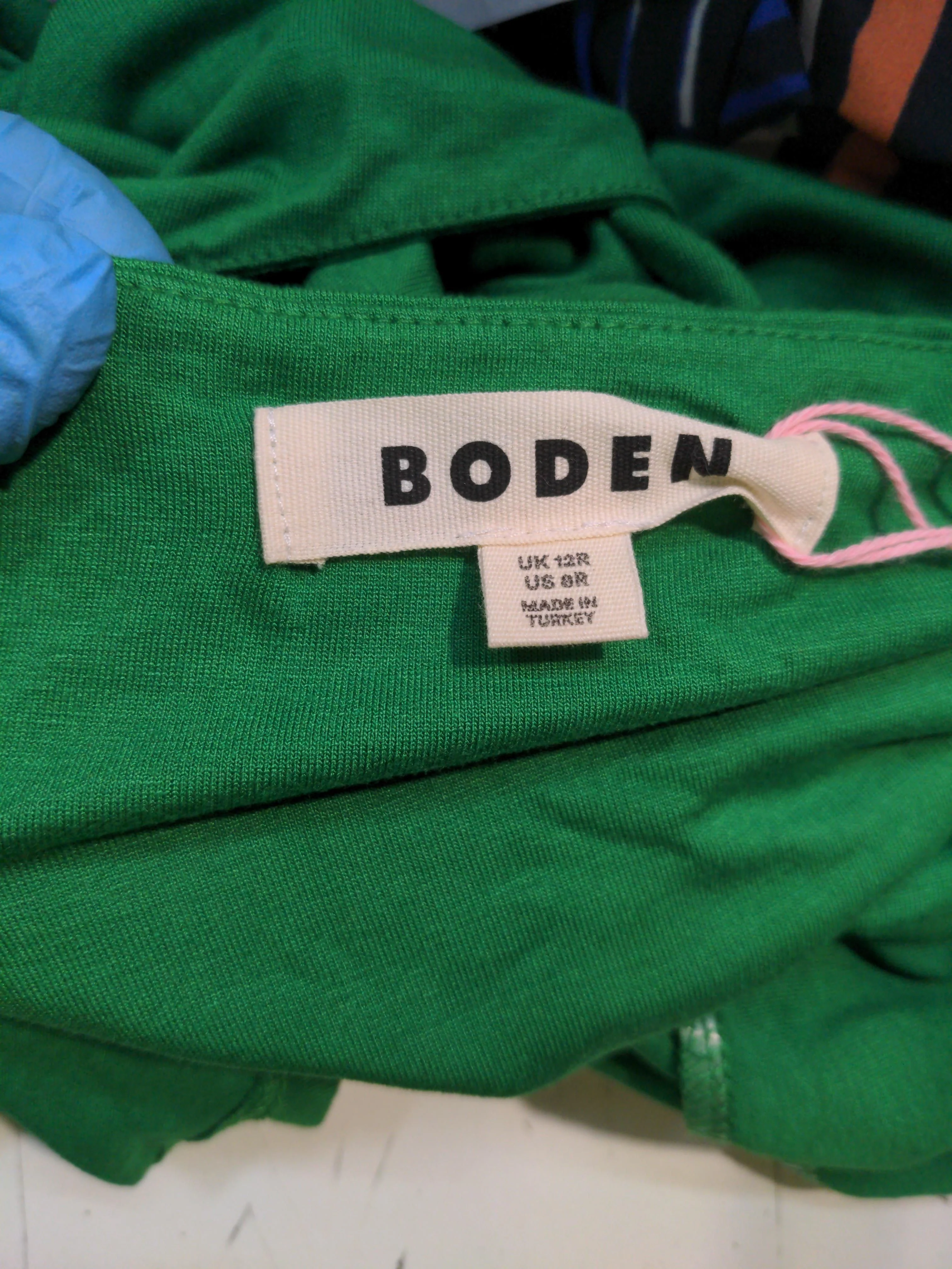 Boden Mini Dress UK12 in Green - Image 6