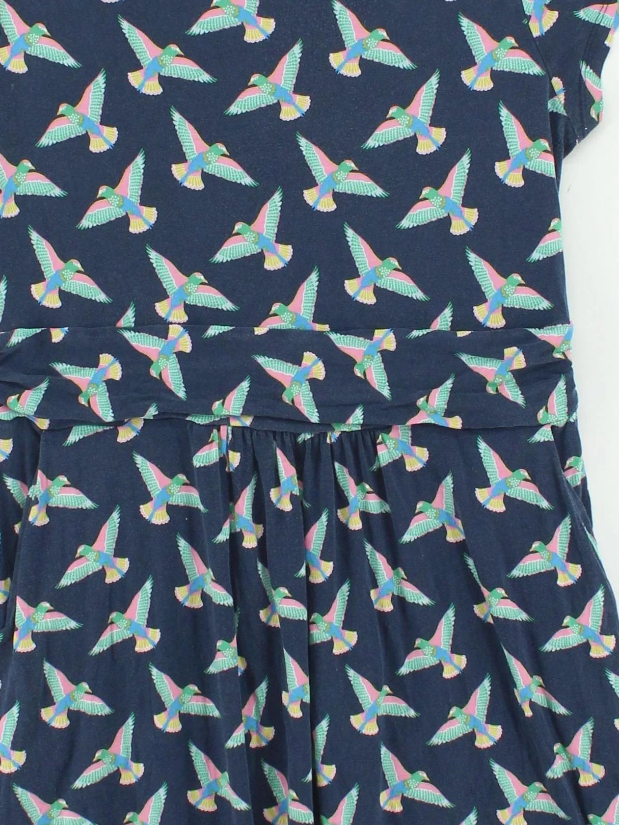 Boden Skater Midi Dress UK14 in Blue - Image 3