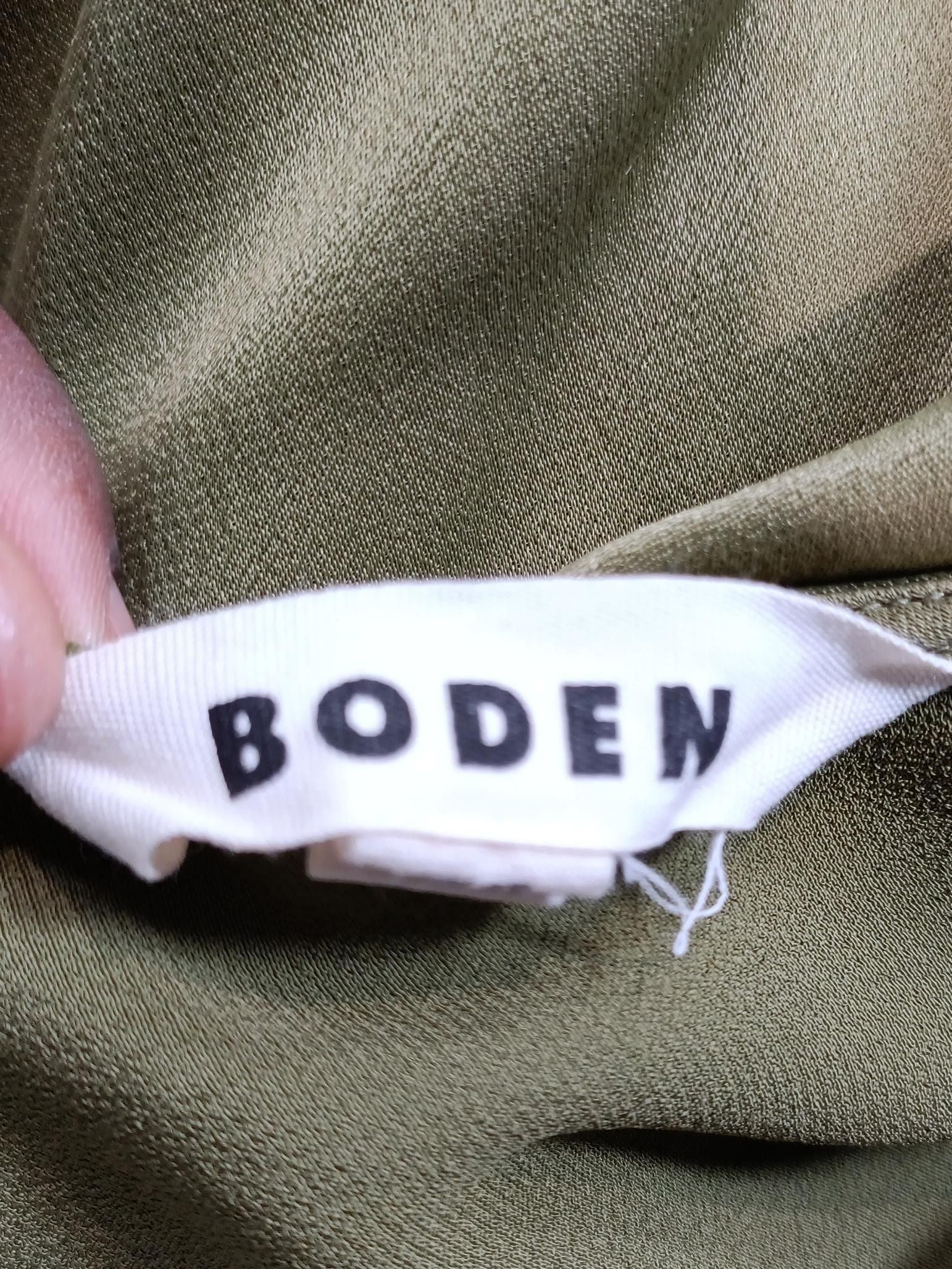Boden Slip Midi Dress UK6 in Green - Image 5