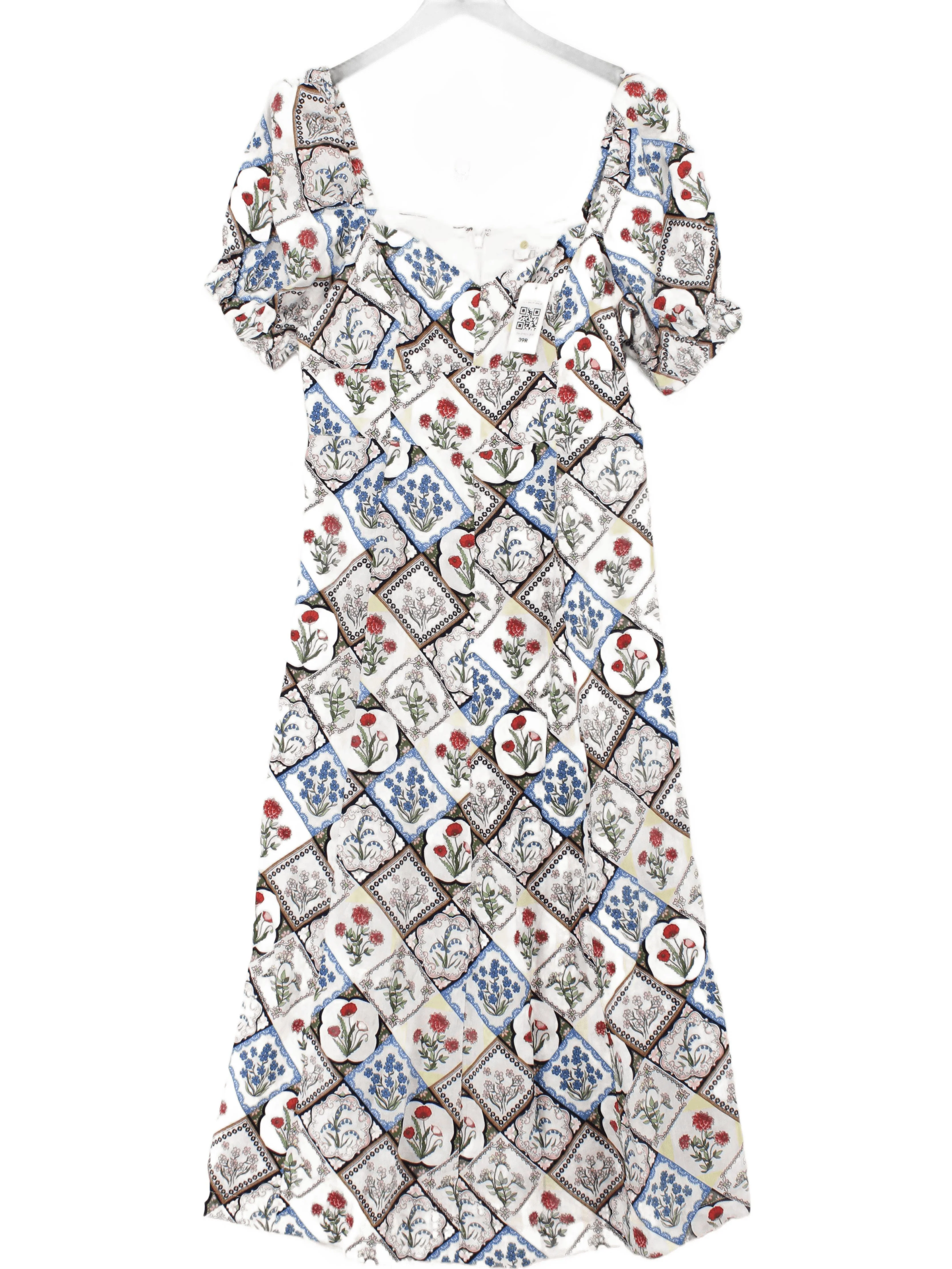 Boden T-Shirt Midi Dress UK10 in Multi