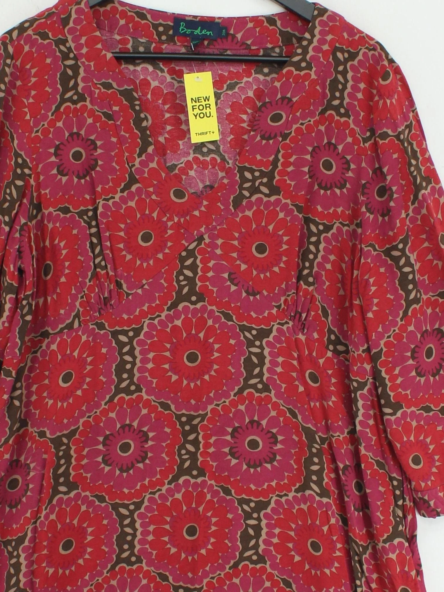 Boden T-Shirt Mini Dress UK20 in Multi - Image 3