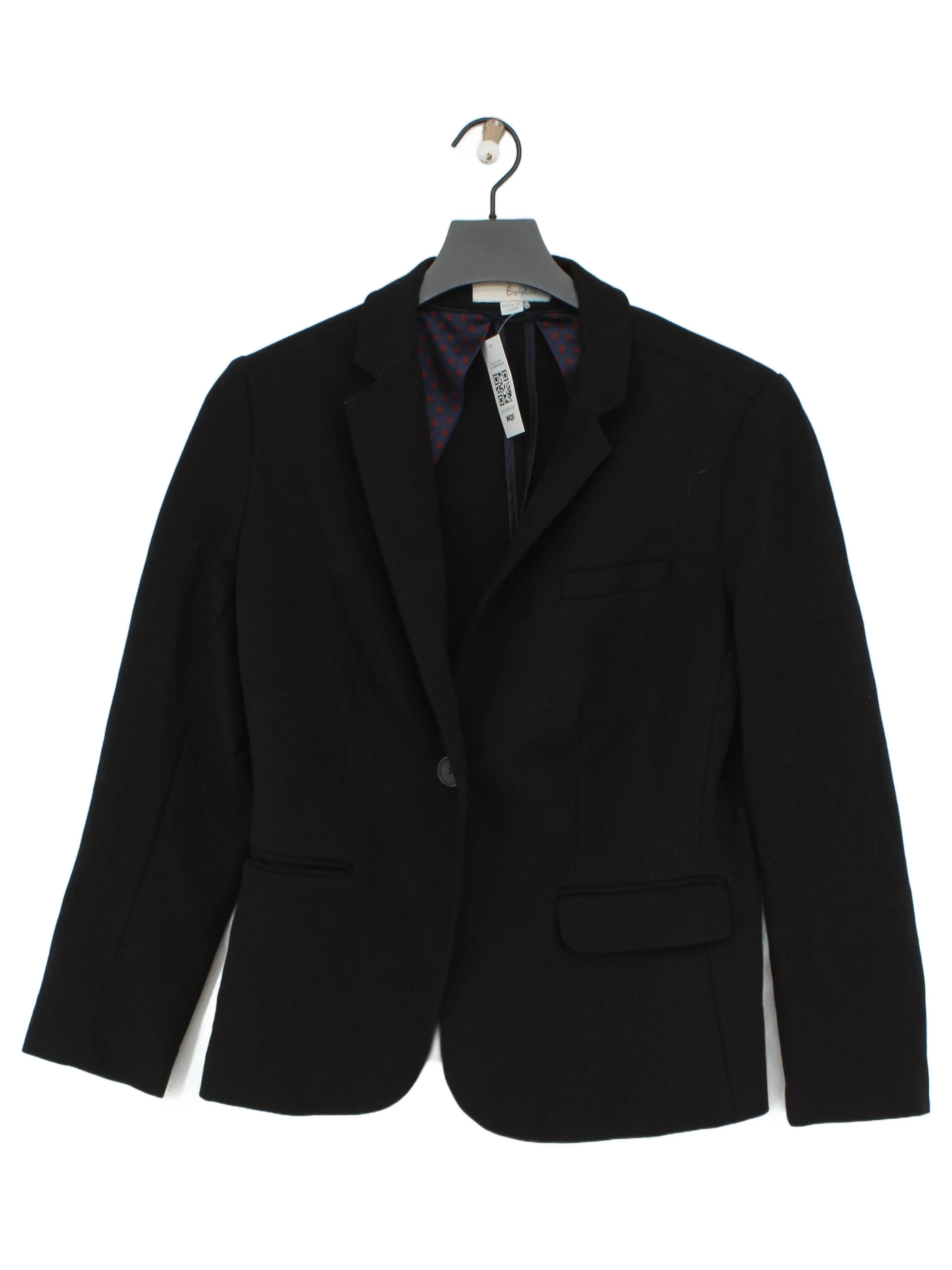 Boden Women's Blazer UK 14 Black Viscose