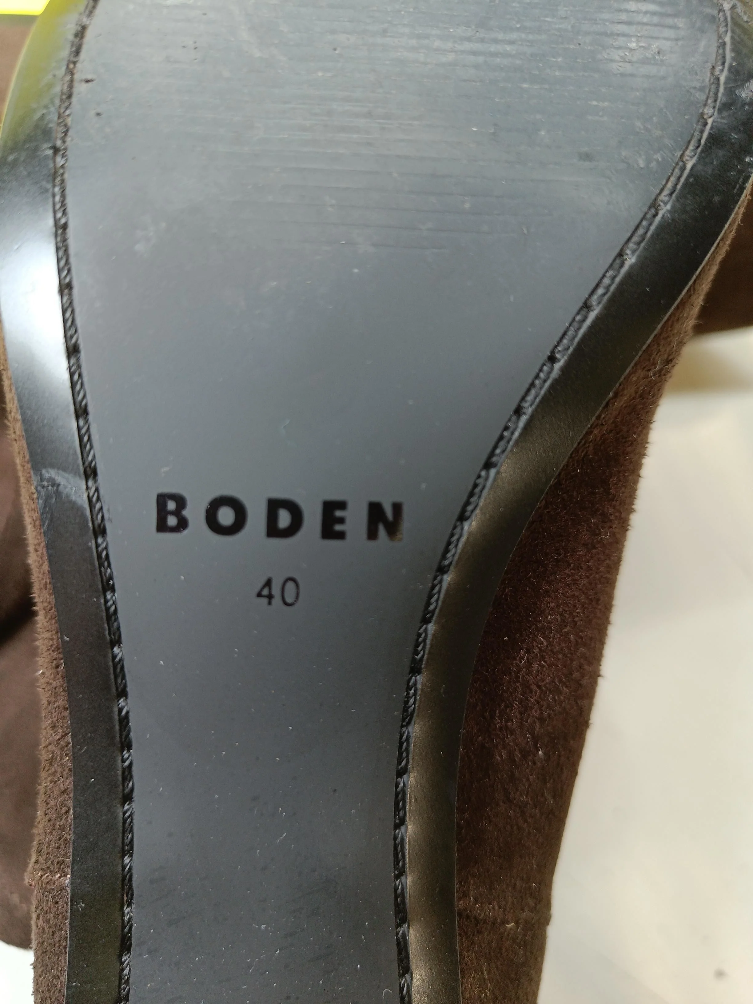Boden Women's Boots UK 6.5 Brown 100% Suede Combat - Image 8