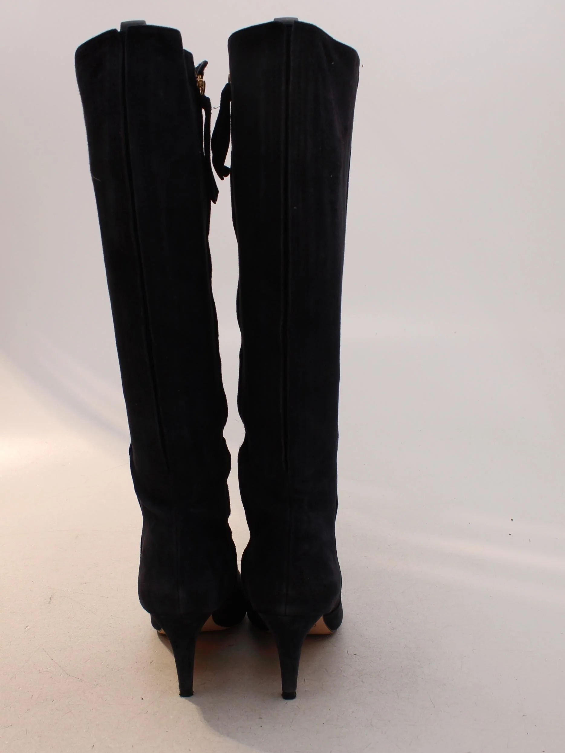 Boden Women's Boots UK 6 Black 100% Suede Platform - Image 3