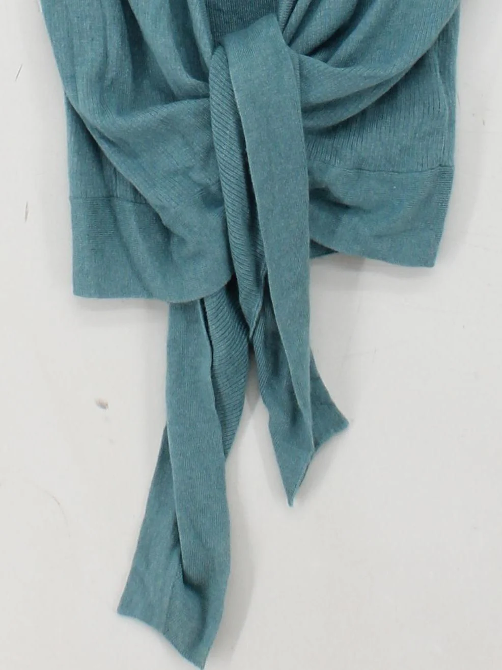 Boden Women's Cardigan UK 12 Blue Viscose with Cotton, Angora V-Neck Cardigan - Image 4