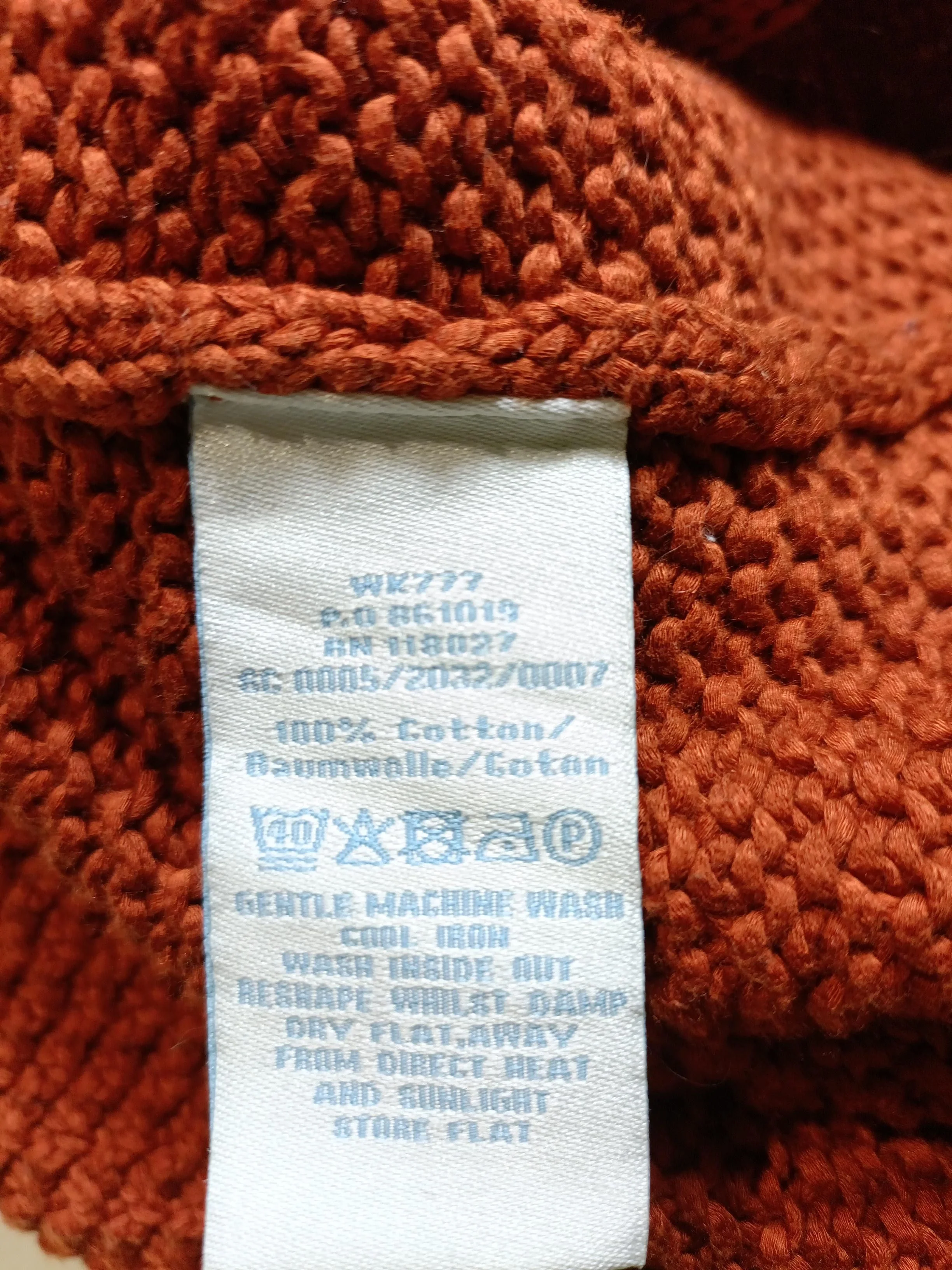 Boden Women's Cardigan UK 14 Red 100% Cotton Collared Cardigan - Image 6