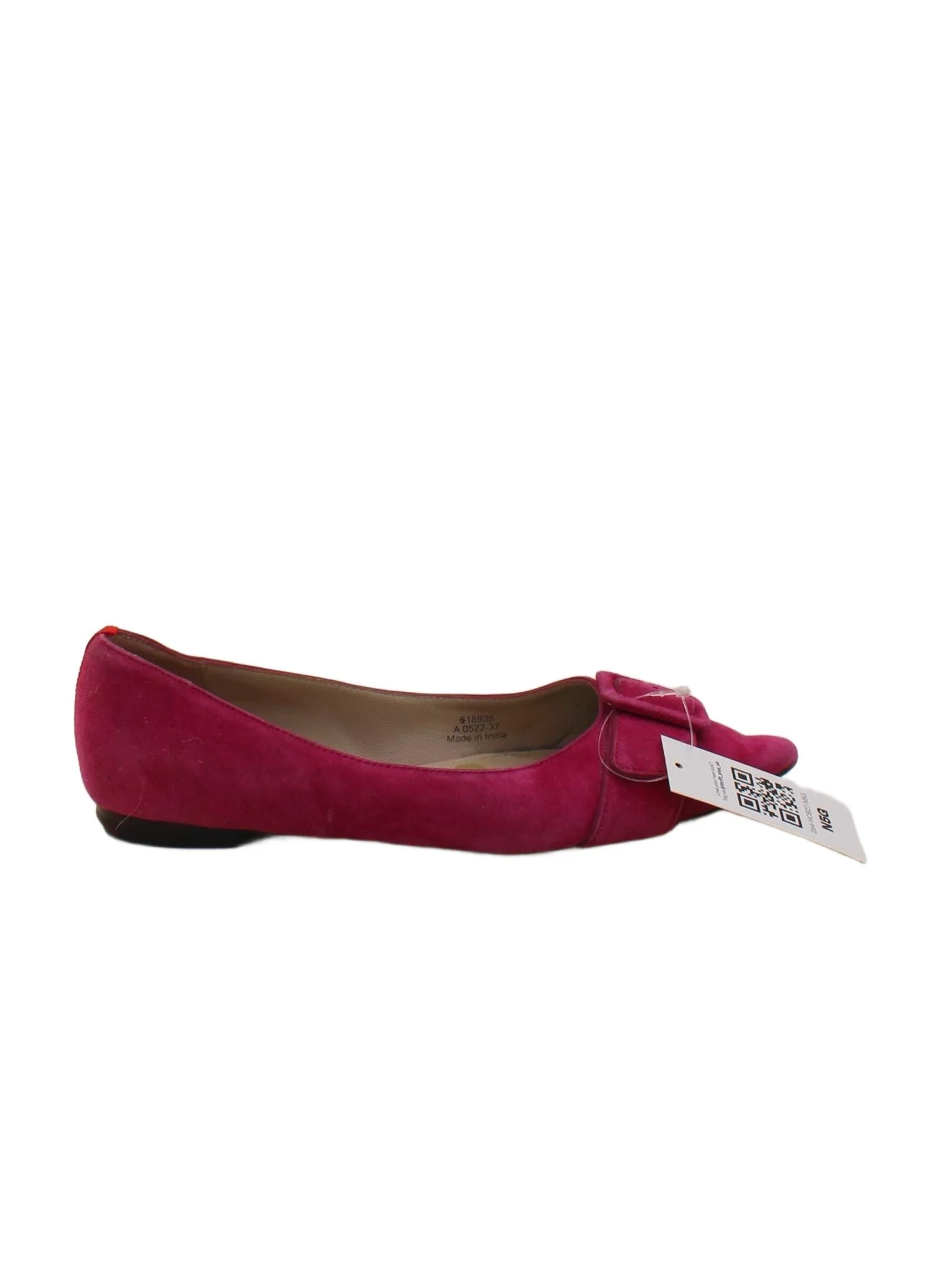 Boden Women's Flat Shoes UK 4 Pink 100% Suede Ballet