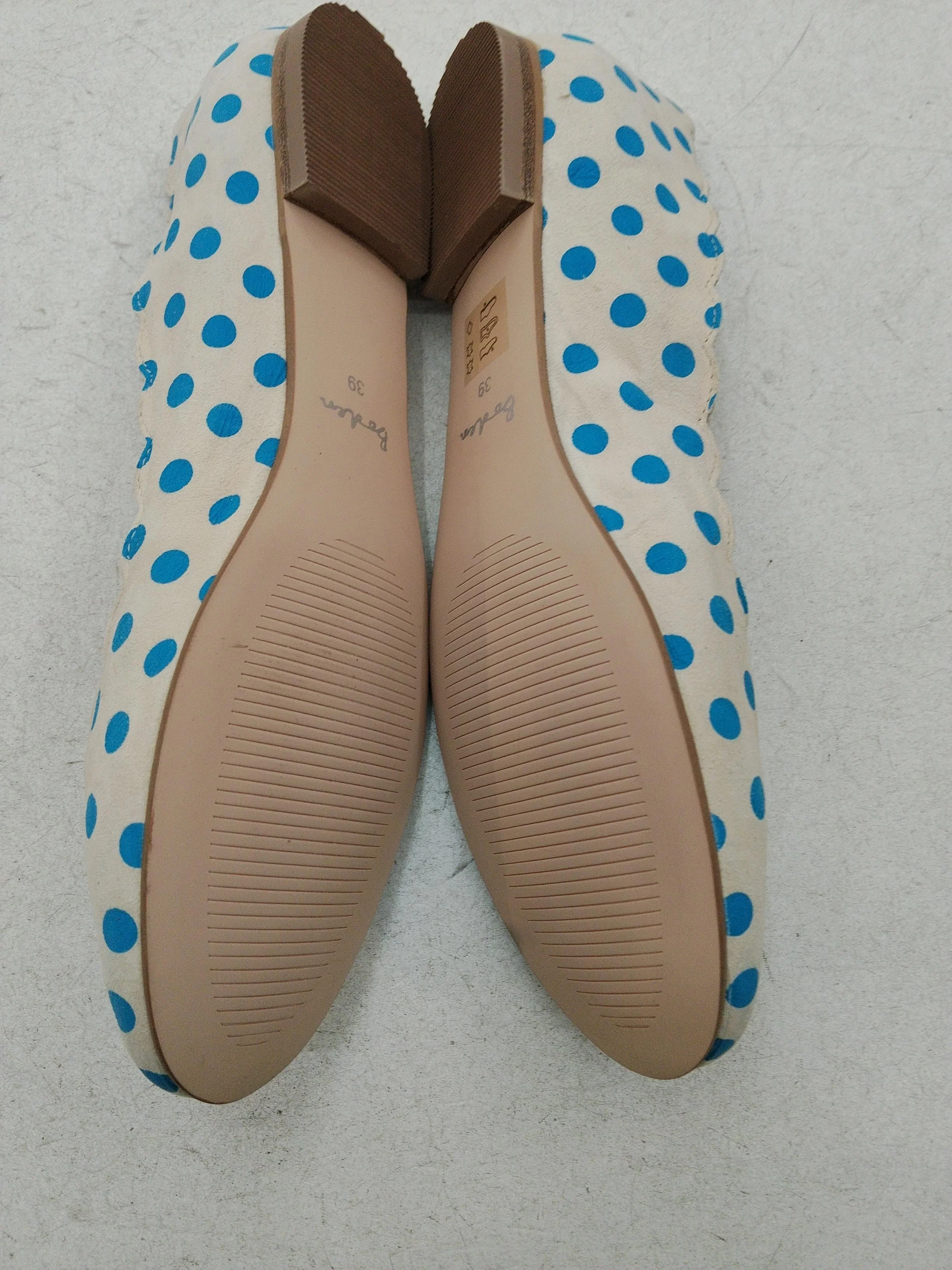 Boden Women's Flat Shoes UK 6 Cream Polkadot 100% Other Ballet - Image 7