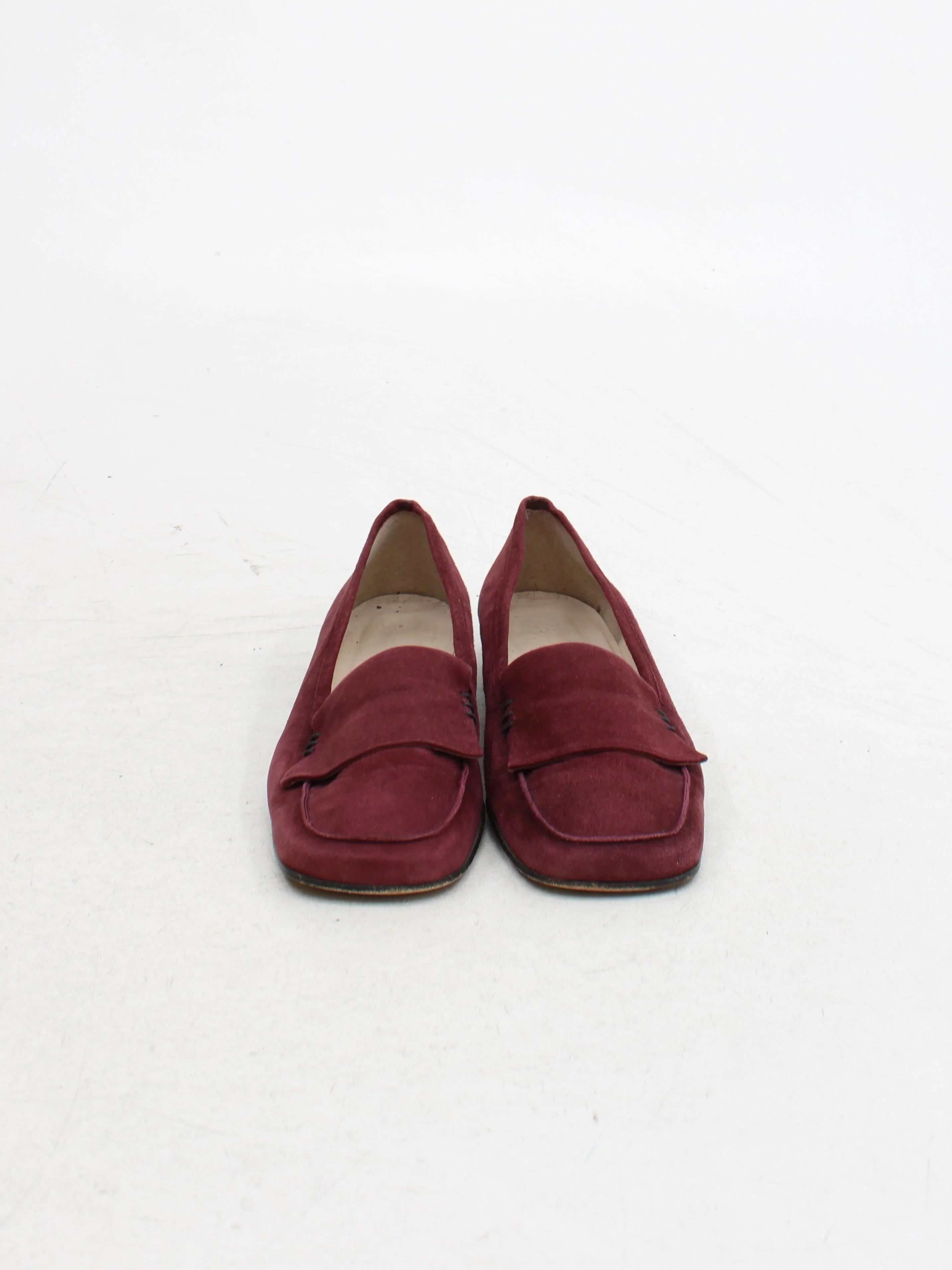 Boden Women's Flat Shoes UK 7 Red 100% Suede Loafer - Image 2