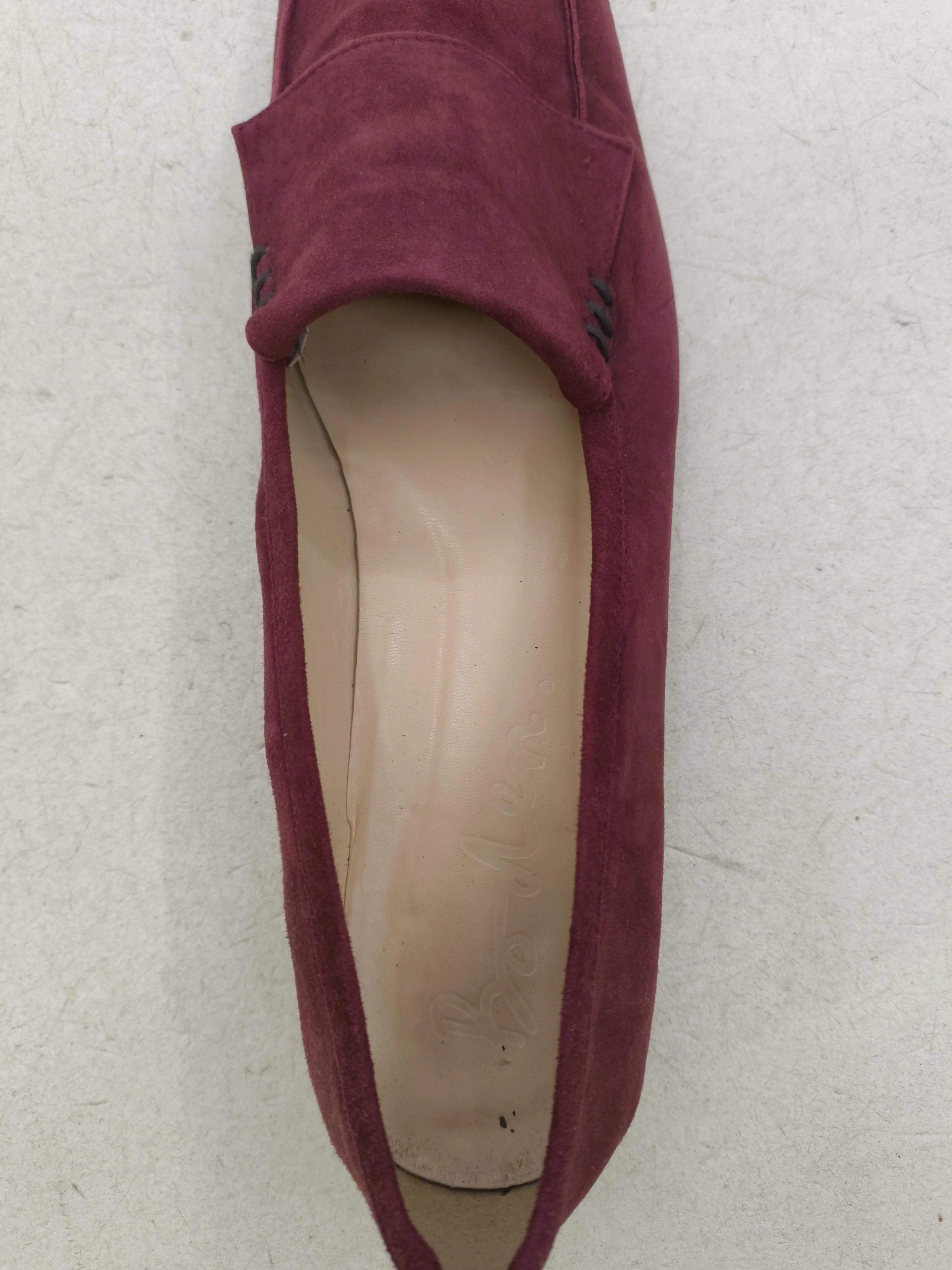 Boden Women's Flat Shoes UK 7 Red 100% Suede Loafer - Image 6