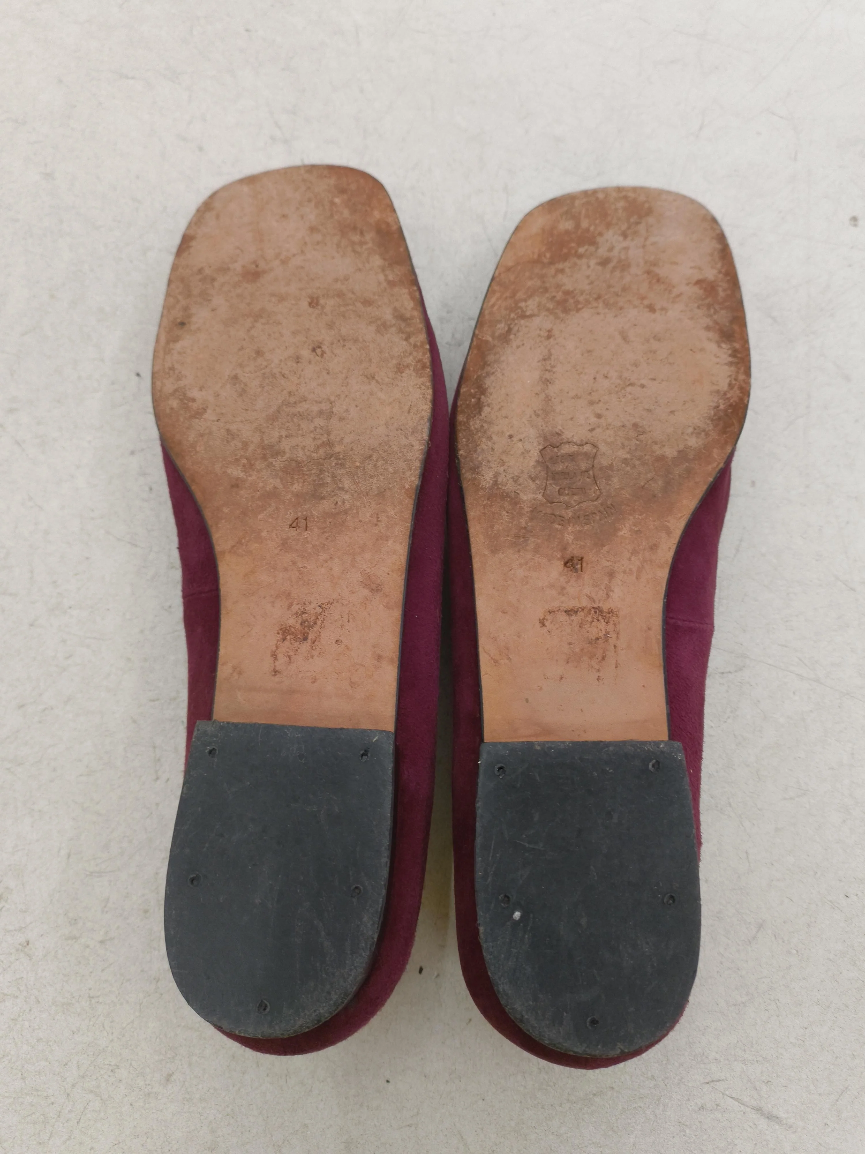 Boden Women's Flat Shoes UK 7 Red 100% Suede Loafer - Image 7
