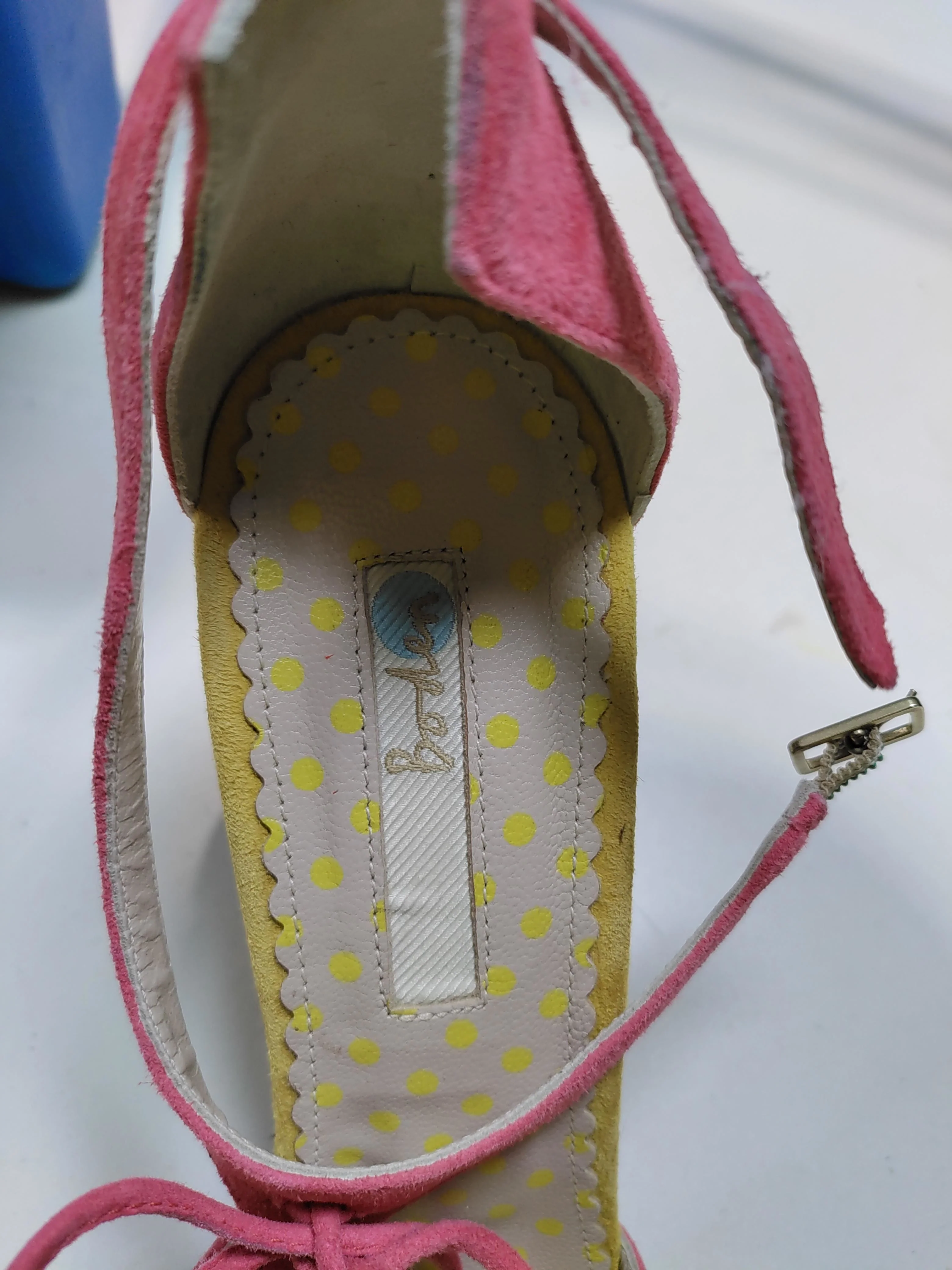 Boden Women's Heels UK 5.5 Multi Polkadot 100% Suede Court - Image 10