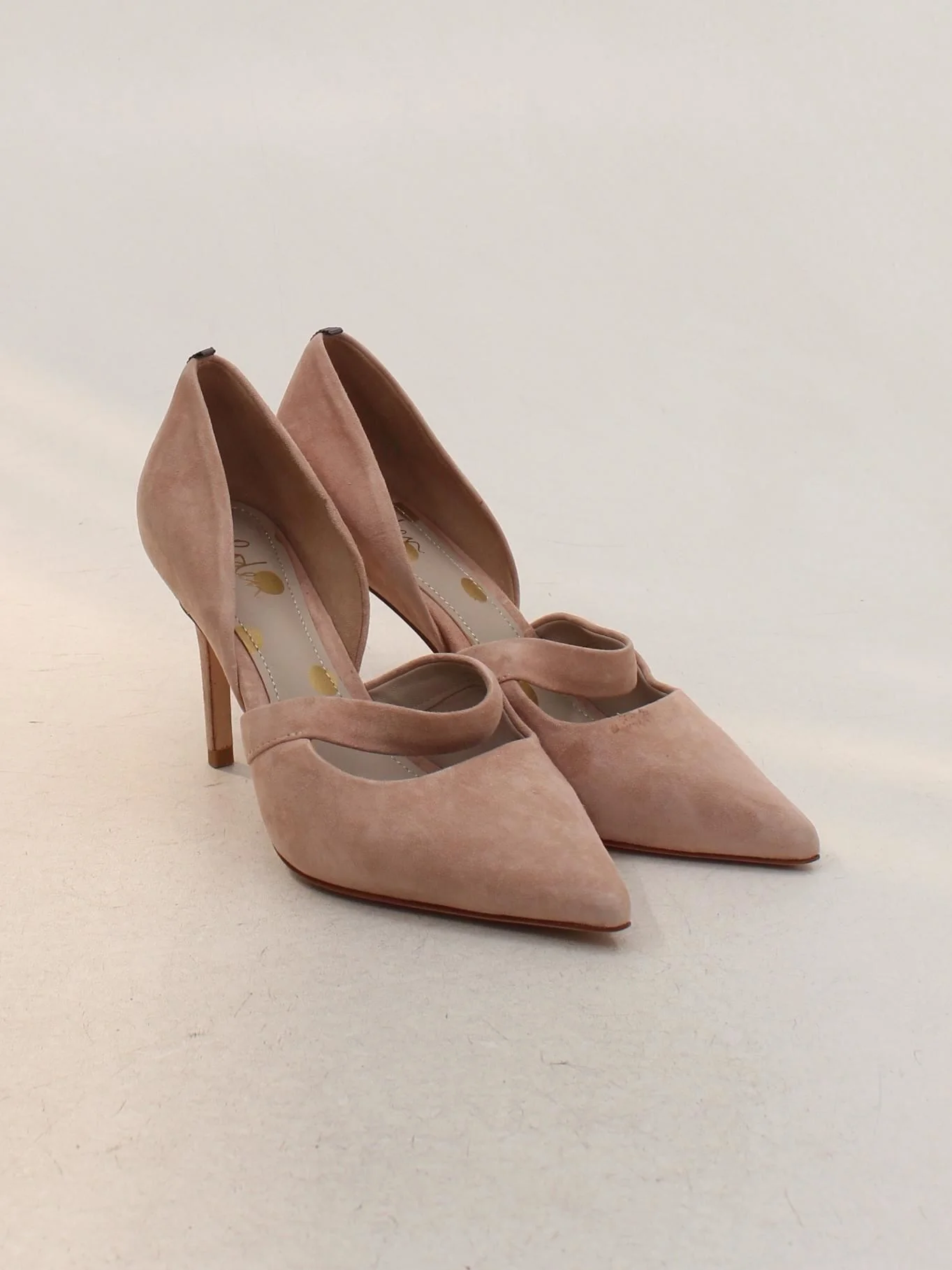 Boden Women's Heels UK 5.5 Tan 100% Suede Court - Image 4