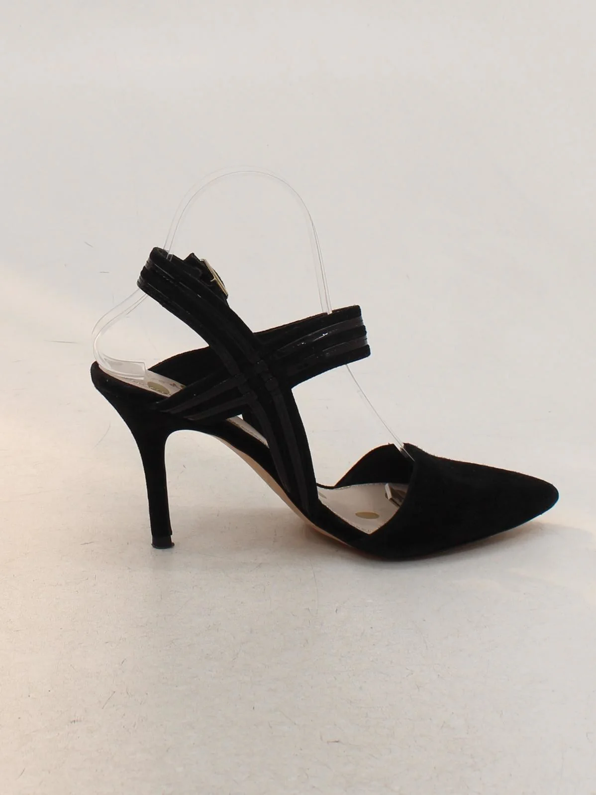Boden Women's Heels UK 5 Black Polkadot 100% Suede Court - Image 5