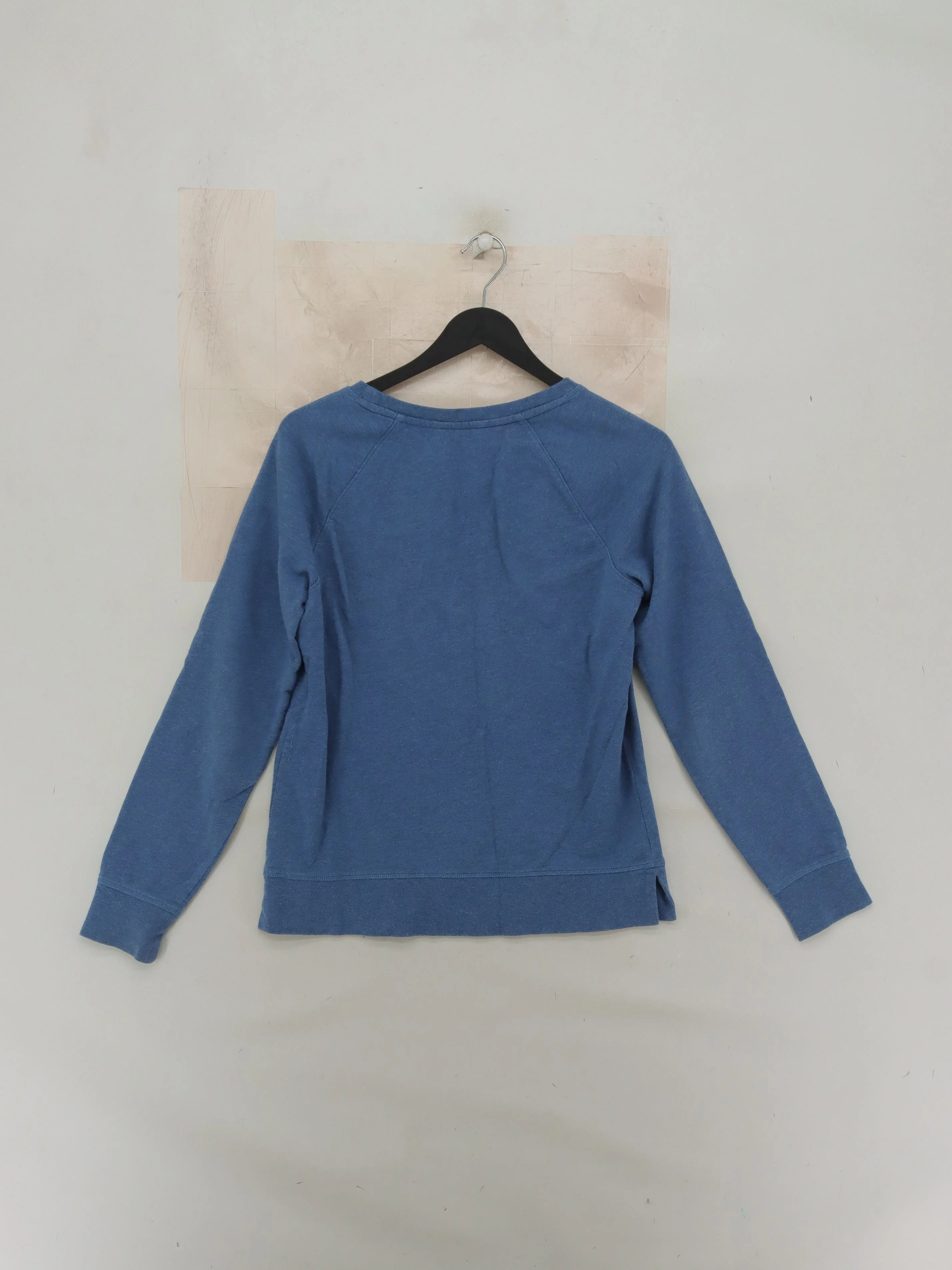 Boden Women's Hoodie UK 6 Blue Graphic Cotton with Elastane Pullover - Image 2