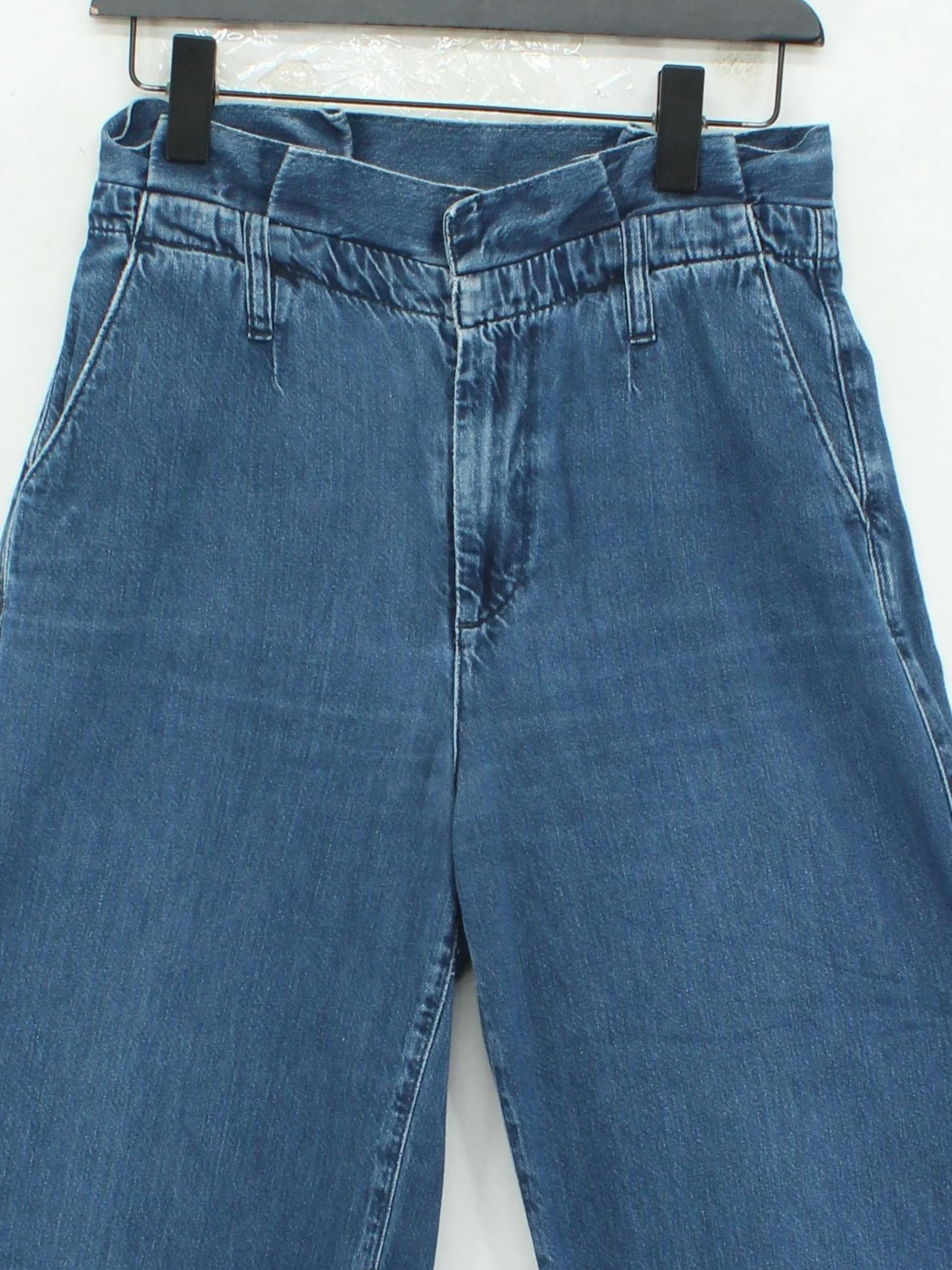 Boden Women's Jeans UK 10 Blue 100% Cotton Wide-Leg - Image 3
