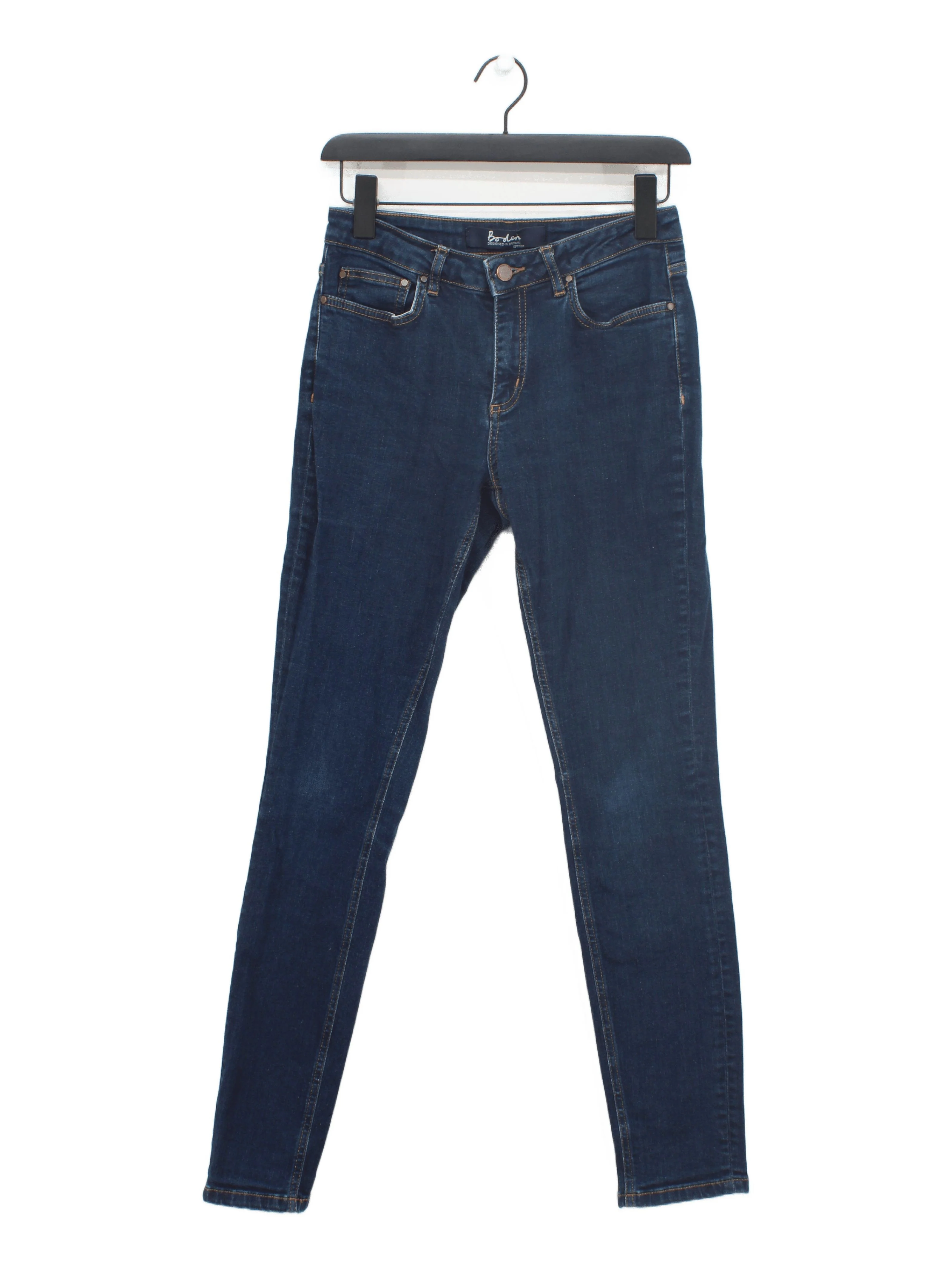 Boden Women's Jeans UK 10 Blue Cotton with Elastane Skinny